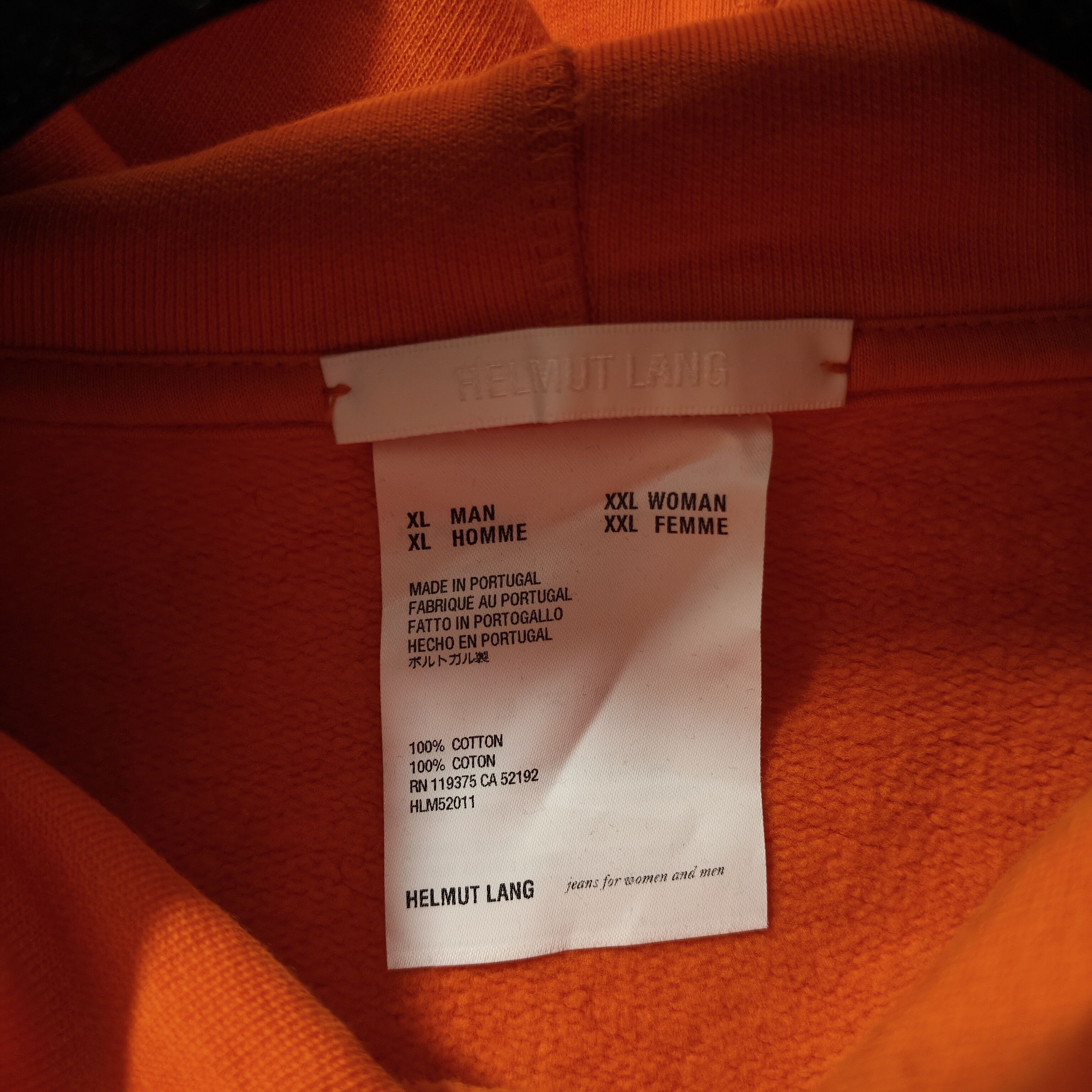Helmut Lang HELMUT! Print hoodie Size US XL / EU 56 / 4 - 10 Thumbnail