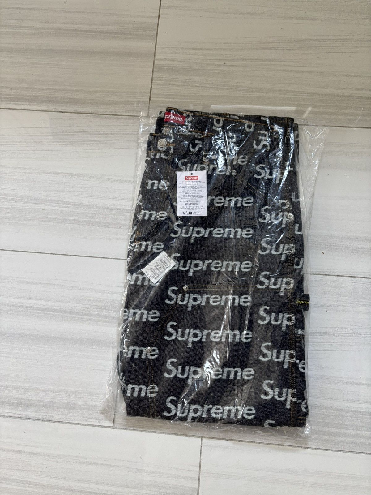 Supreme Supreme Jaquard Double Knee Carpenter Pants Size US 36 / EU 52 - 1 Thumbnail