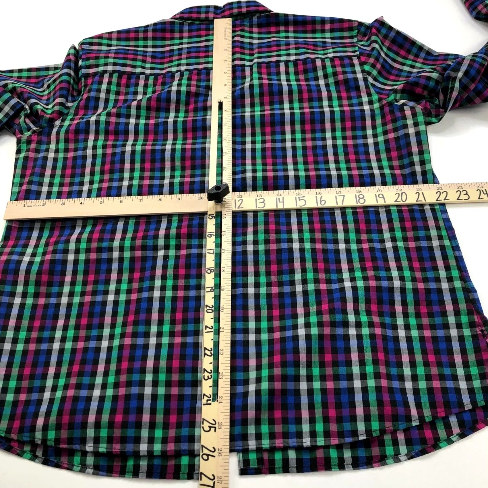 Orvis Orvis Shirt Women's 14 Plaid 100% Cotton Long Sleeve Button Check Women Size XL / US 12-14 / IT 48-50 - 7 Thumbnail