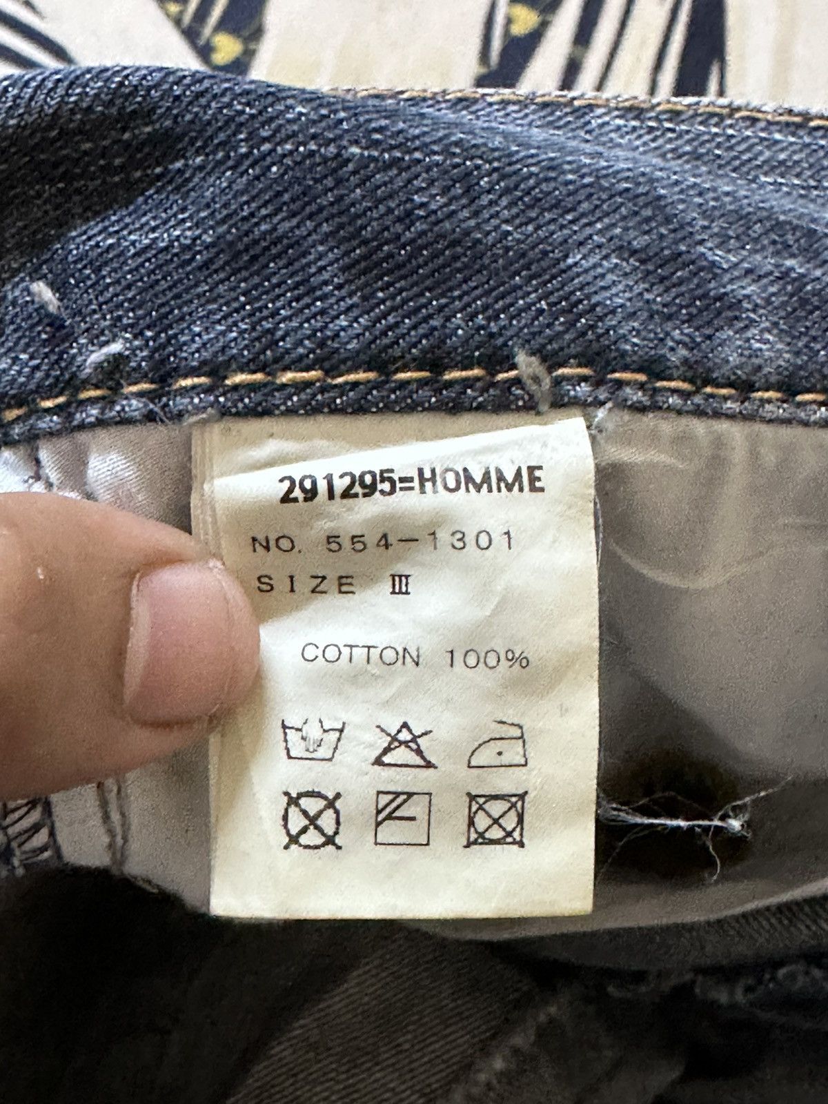 20471120 Vintage 291295 Homme Flare Boocut Grunge Denim Size US 32 / EU 48 - 9 Thumbnail