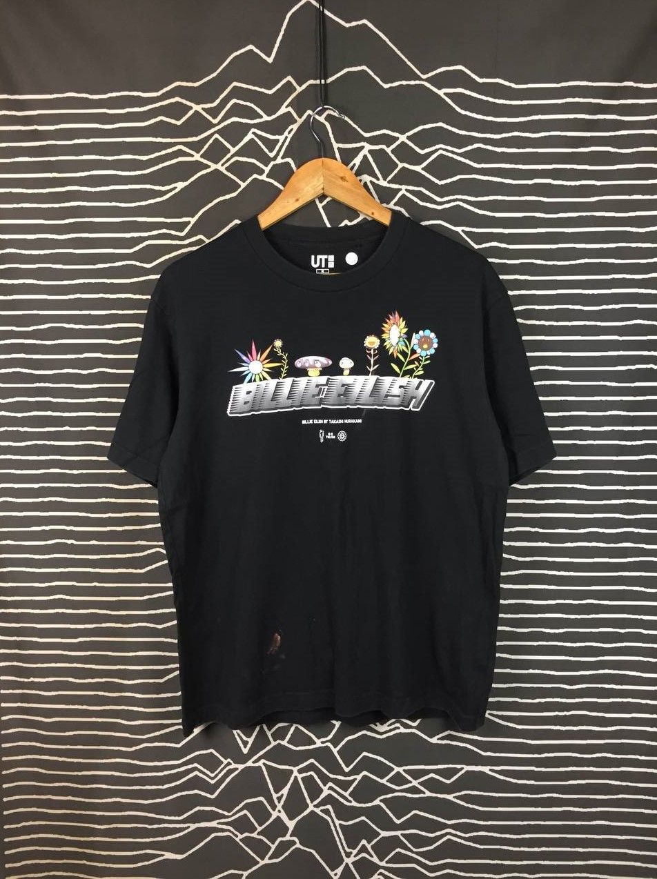 Billie Eilish Uniqlo Billie Eilish Takashi Murakami Kaikai Kiki Flower Tee Size US M / EU 48-50 / 2 - 2 Thumbnail