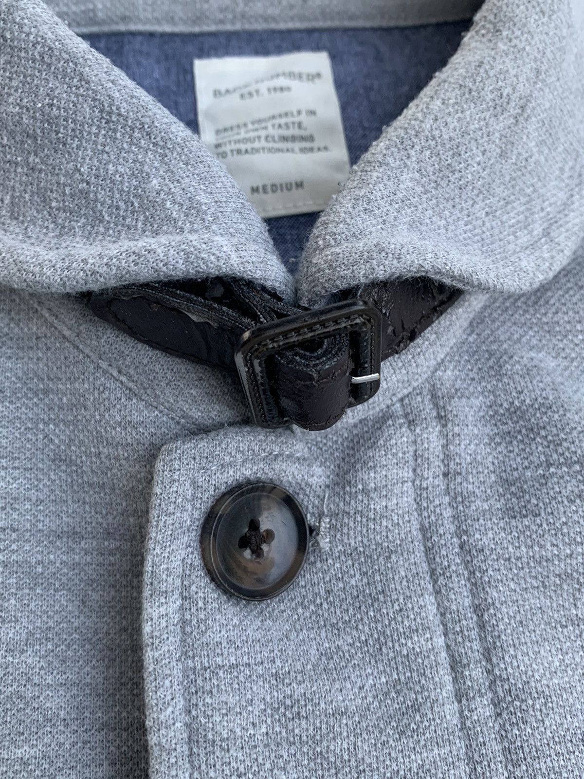 Japanese Brand Y2K Japan Back Number Shawl Collar Zipper Jacket Size US M / EU 48-50 / 2 - 12 Thumbnail