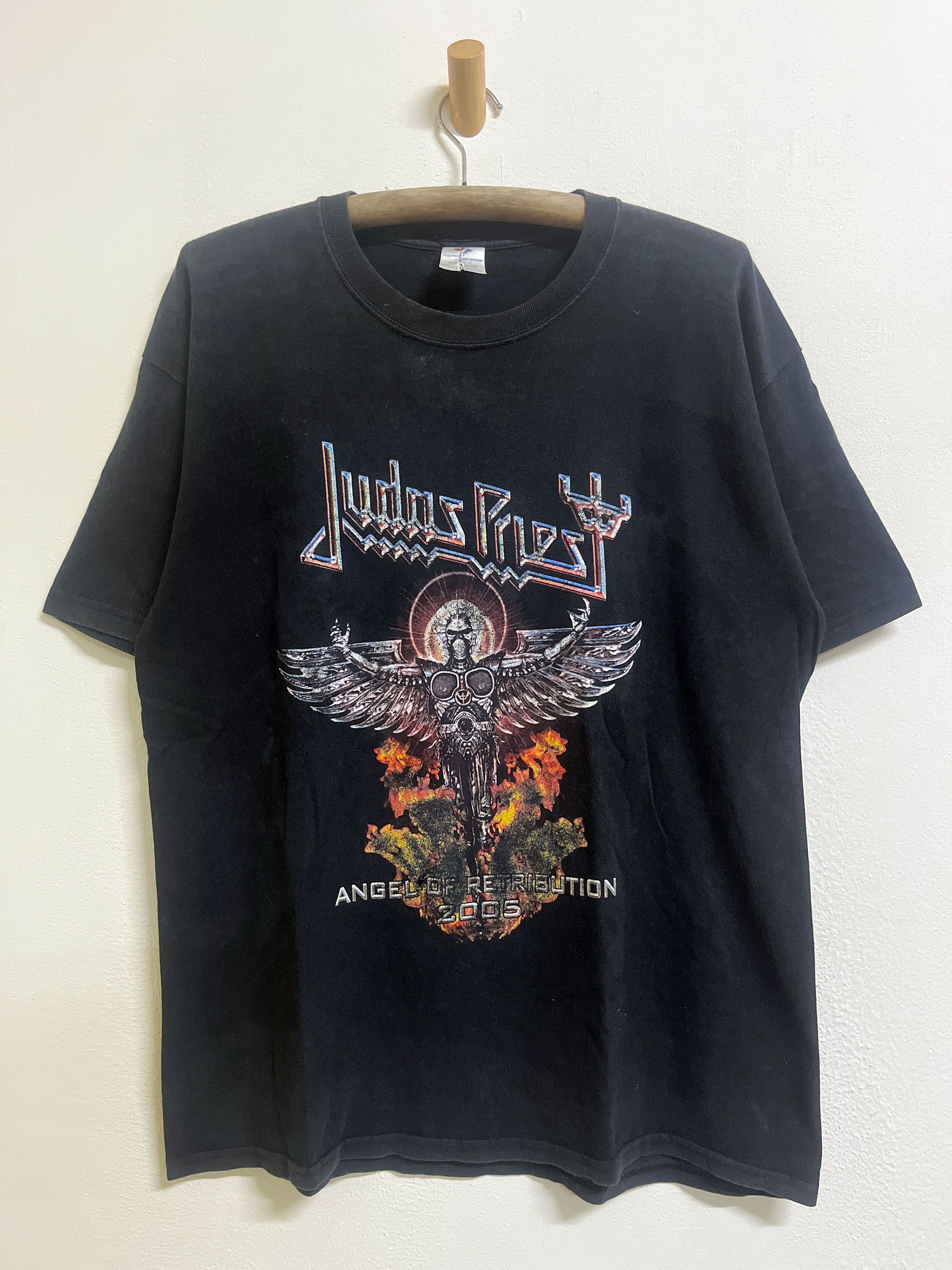 Band Tees Vintage Judast Priest Tour Promo Heavy Metal y2k 2000s Size US XL / EU 56 / 4 - 1 Thumbnail