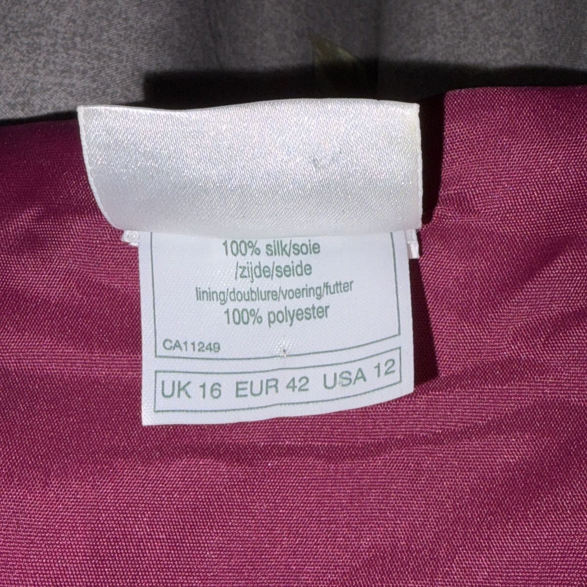 Laura Ashley Vintage 1980s Laura Ashley Silk Ballgown Dress Pink Size XL / US 12-14 / IT 48-50 - 3 Thumbnail