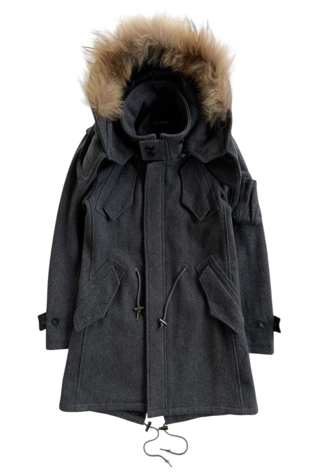 Tornado Mart AW15 Tornado Mart Real Fur Bono Hooded Parka Size US S / EU 44-46 / 1 - 3 Thumbnail