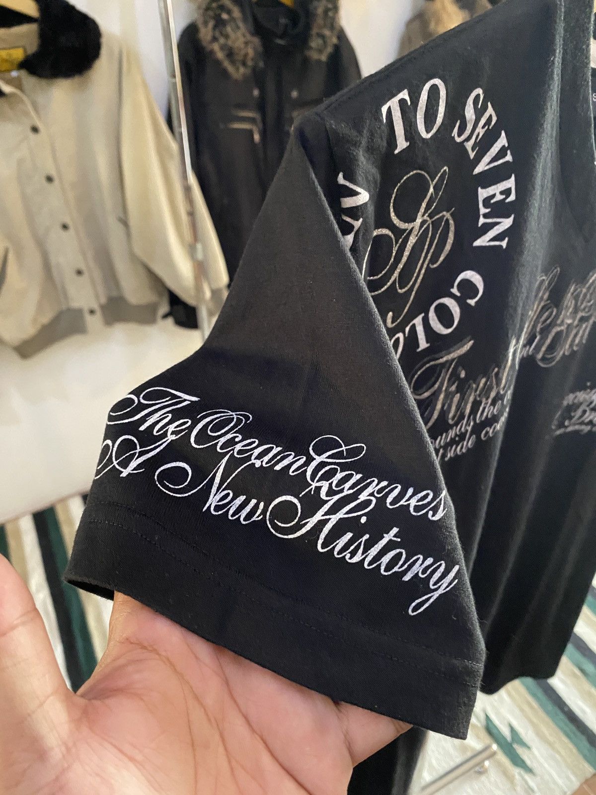 Hysteric Glamour × Undercover JAPANESE SignalPoint Poem Lgb ISWN Maison Margiela Style TEE Size US L / EU 52-54 / 3 - 3 Thumbnail