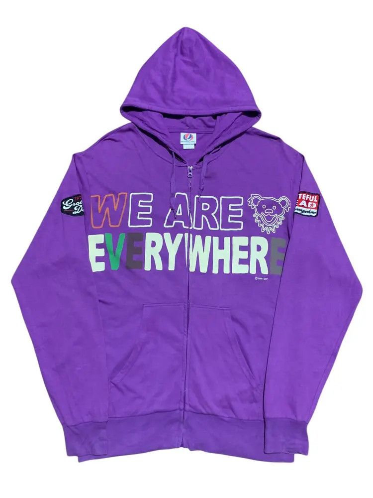 Grateful Dead 2008 Grateful Dead WE ARE EVERYWHERE clasic rock band hoodie Size US L / EU 52-54 / 3 - 3 Thumbnail