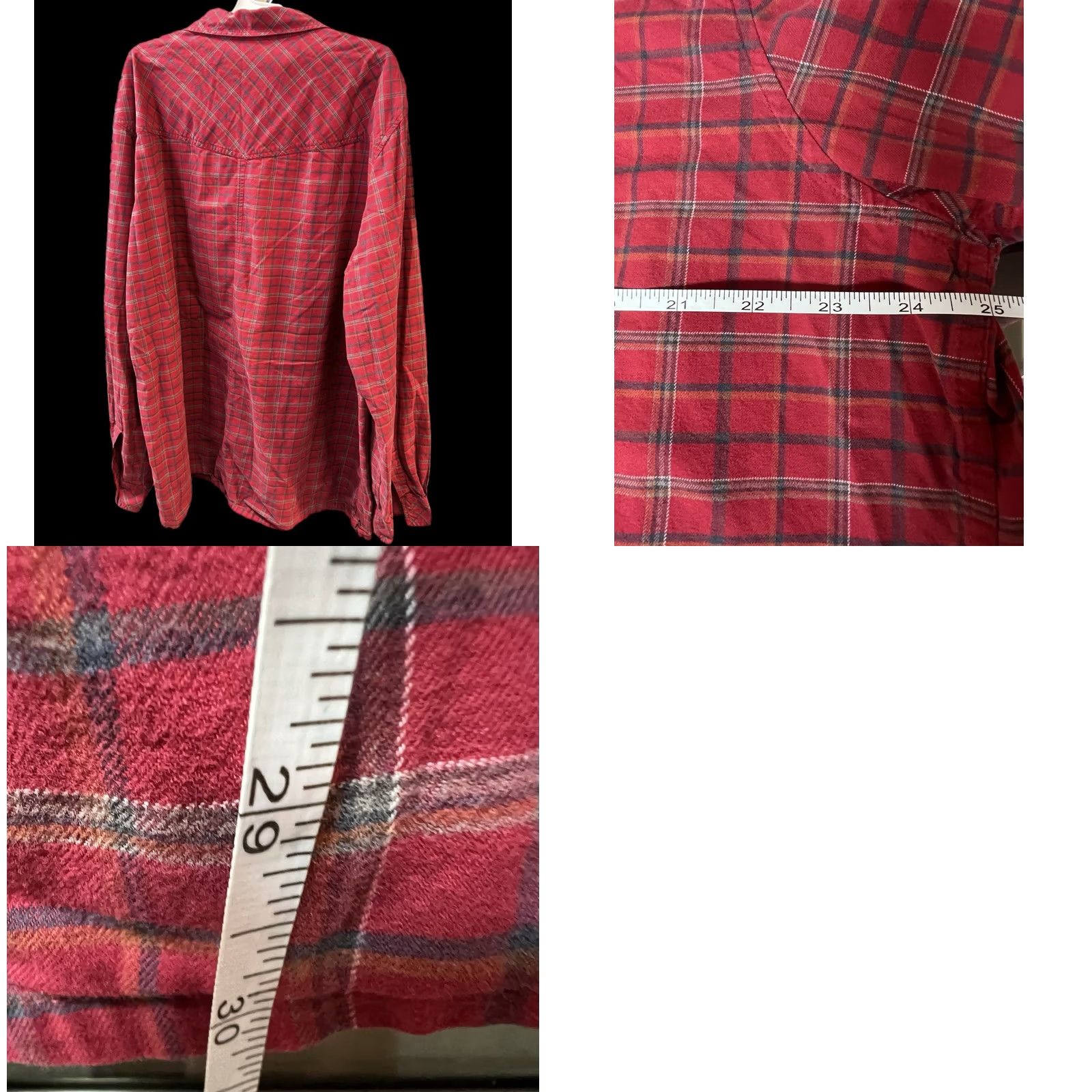 Jack Wolfskin Jack Wolfskin Shirt Men’s 3XL Red Plaid Outdoor Long Sleeve Button Up Size US XXL / EU 58 / 5 - 8 Thumbnail