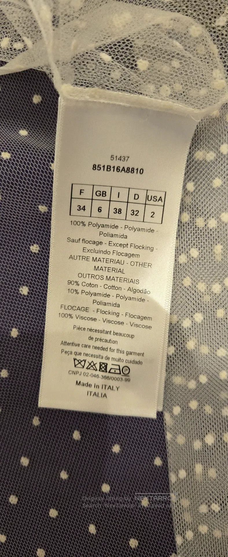 Dior Dior Dot mesh shirt Size XXS / US 00 / IT 34 - 5 Thumbnail
