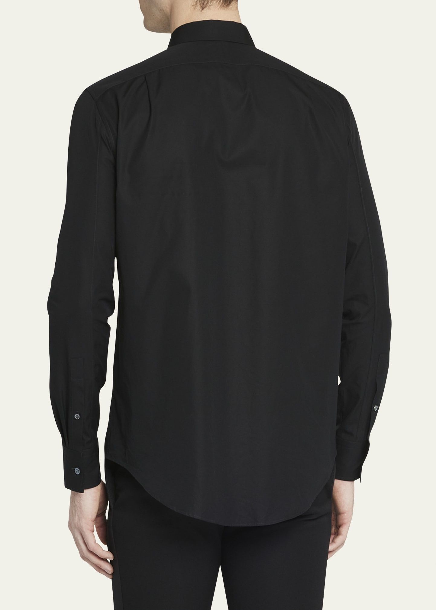 Alexander McQueen o1bcso1str0725 Embroidered Shirt in Black Size US L / EU 52-54 / 3 - 3 Thumbnail