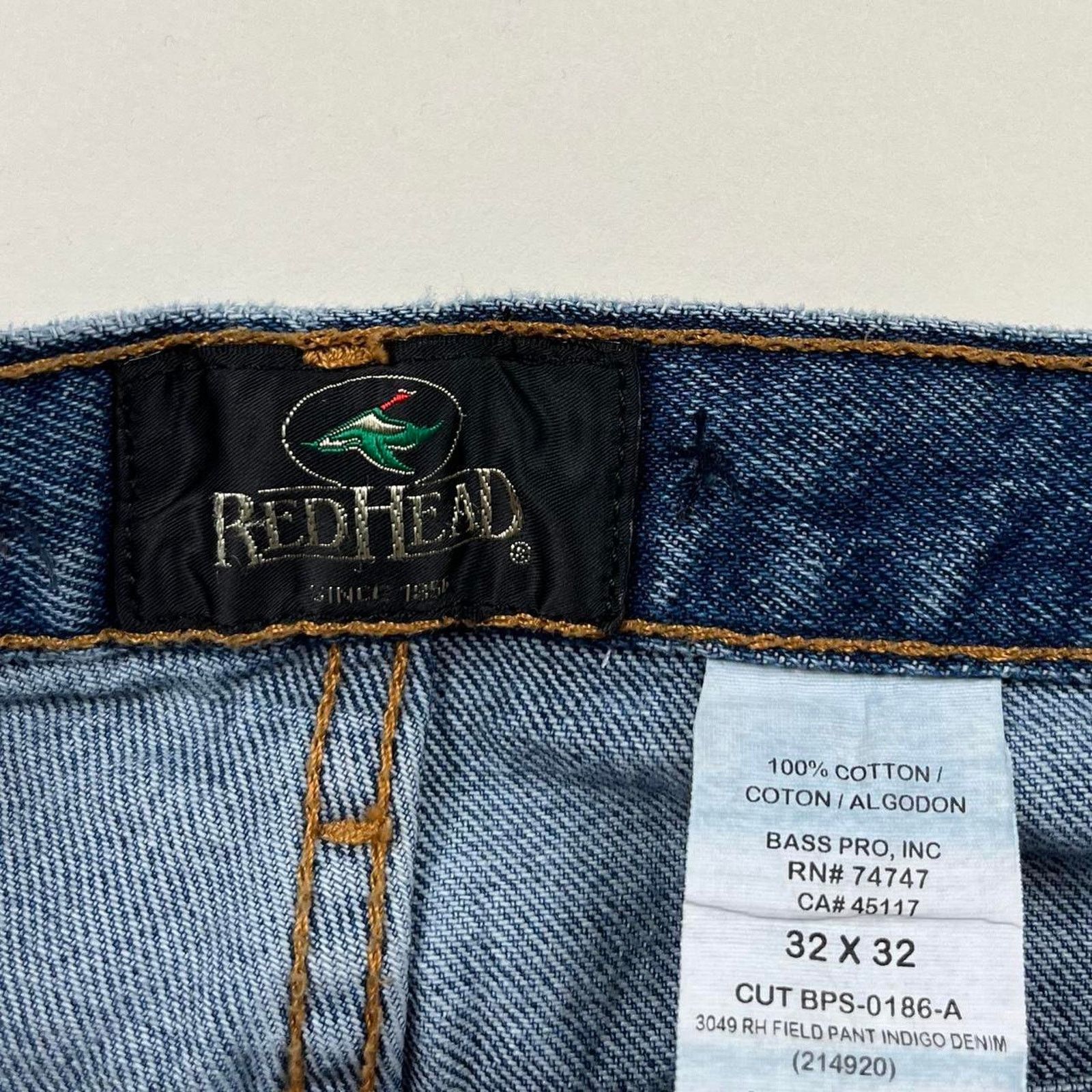 Redhead × Vintage Vintage Y2K Double Knee Denim Cowboy Carpenter Pants Size US 32 / EU 48 - 6 Thumbnail