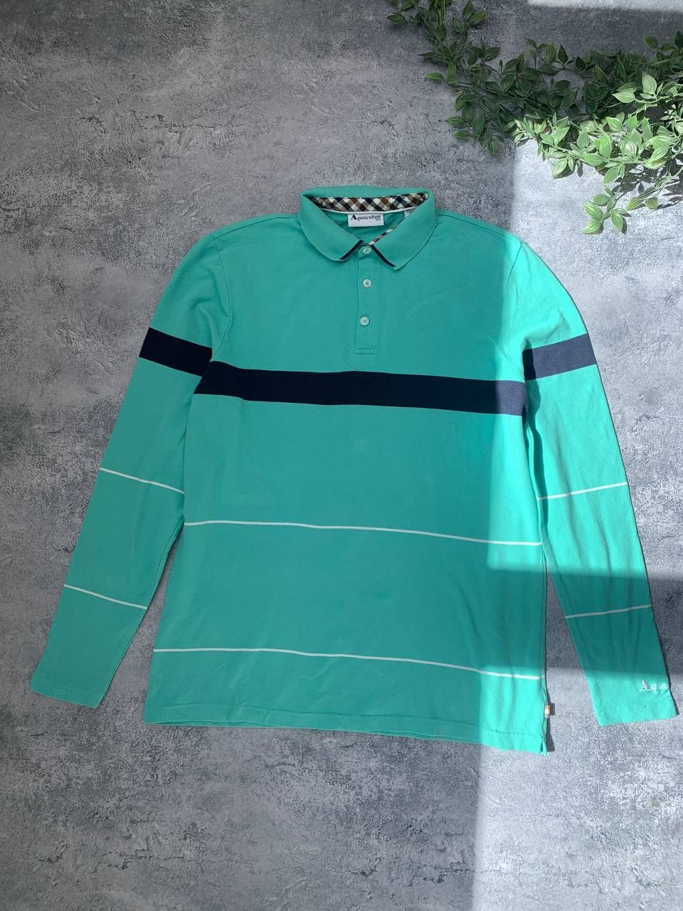 Aquascutum × Supreme Supreme Aquascutum Club Check L/S Polo | Grailed