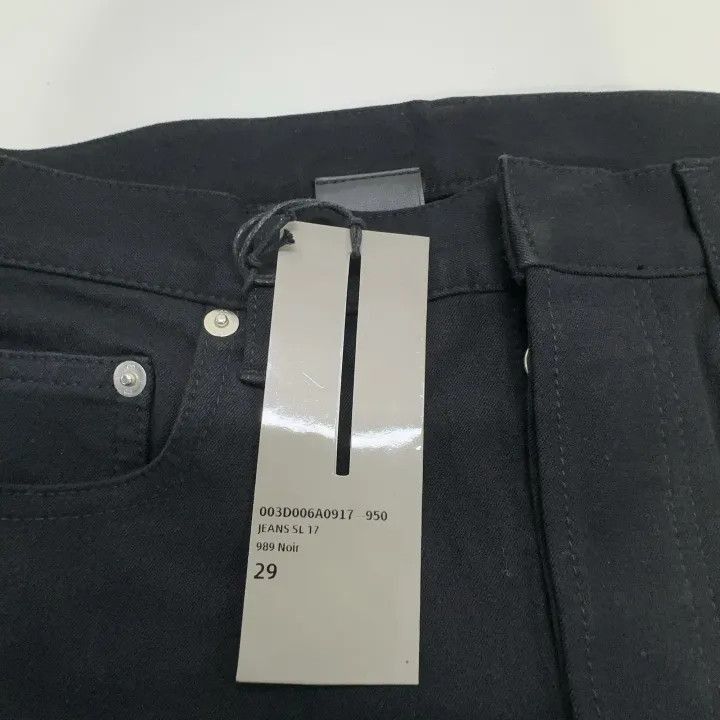 Dior Dior Dior Slim Fit Black Denim Pants for Men 0079-2507 Size US 29 - 5 Thumbnail
