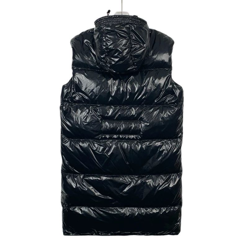 Prada Prada Size 36 Black glossy logo letter hooded zipper down j Size US XXS / EU 40 - 2 Thumbnail