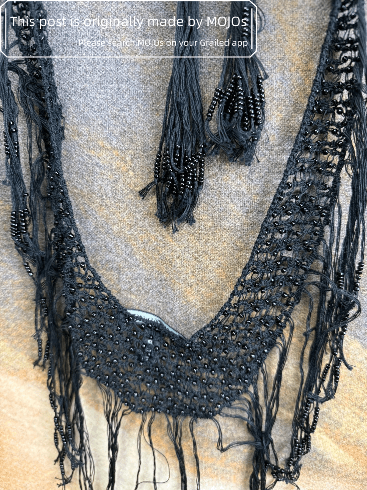 Ann Demeulemeester Ann Demeulemeester Knitwear Distressed Scarf Size ONE SIZE - 6 Thumbnail