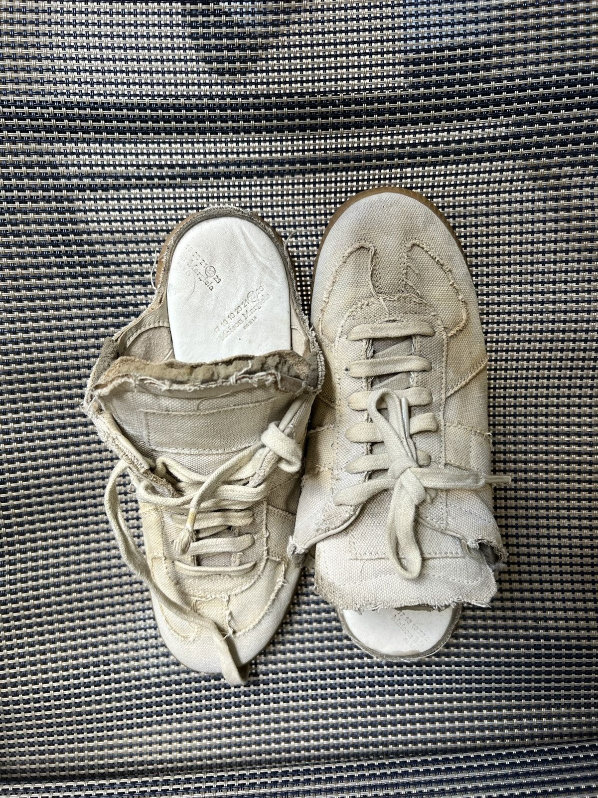 Maison Margiela Maison Margiela Distressed Canvas Mules Size US 5 / IT 35 - 14 Thumbnail