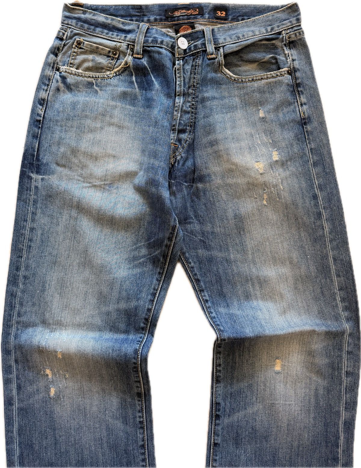 Ed Hardy Vintage Spelled Out Ed Hardy Jeans Size US 32 / EU 48 - 2 Thumbnail