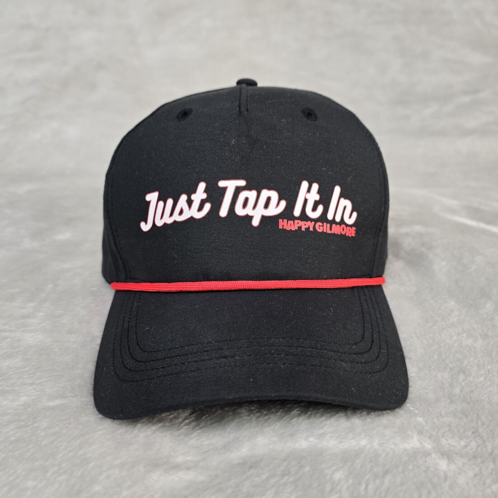 Other Just Tap It In Happy Gilmore Snapback Hat Cap Golf Black Red Size ONE SIZE - 2 Thumbnail
