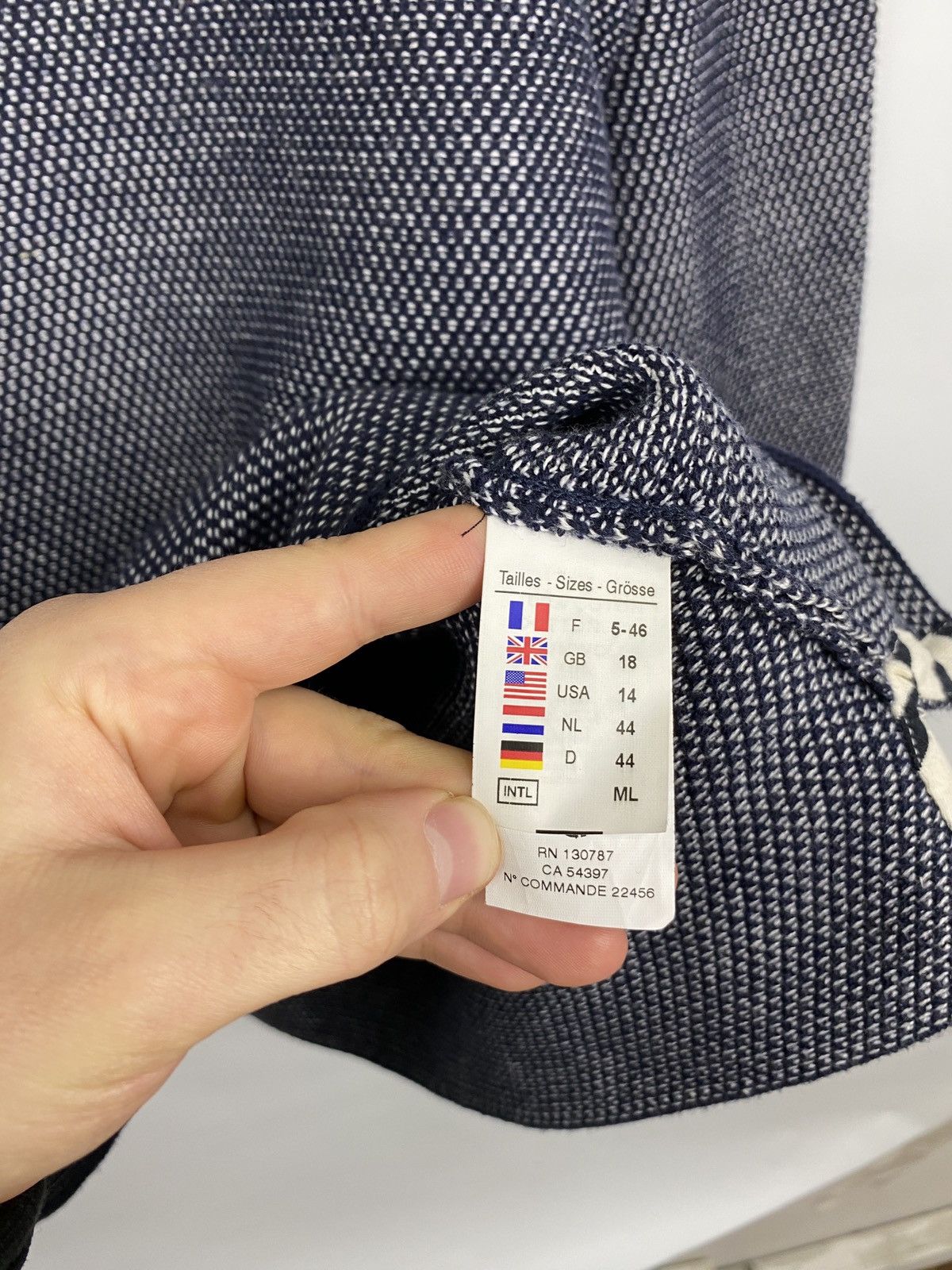 Saint James 🇫🇷 Vintage Saint James France Avant Garde Sweater Retro Rare Size L / US 10 / IT 46 - 7 Thumbnail