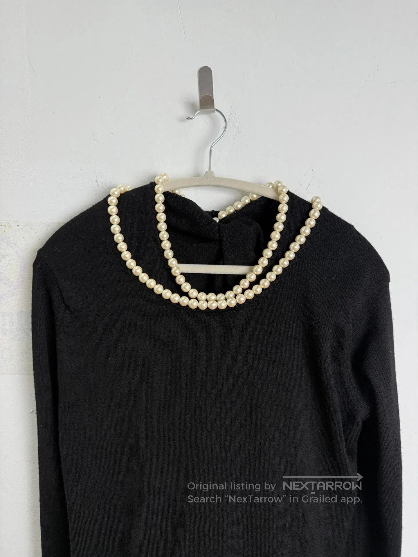 Junya Watanabe Junya Watanabe 03AW Double Knit Wool Pearl Sweater. Size US M / EU 48-50 / 2 - 4 Thumbnail