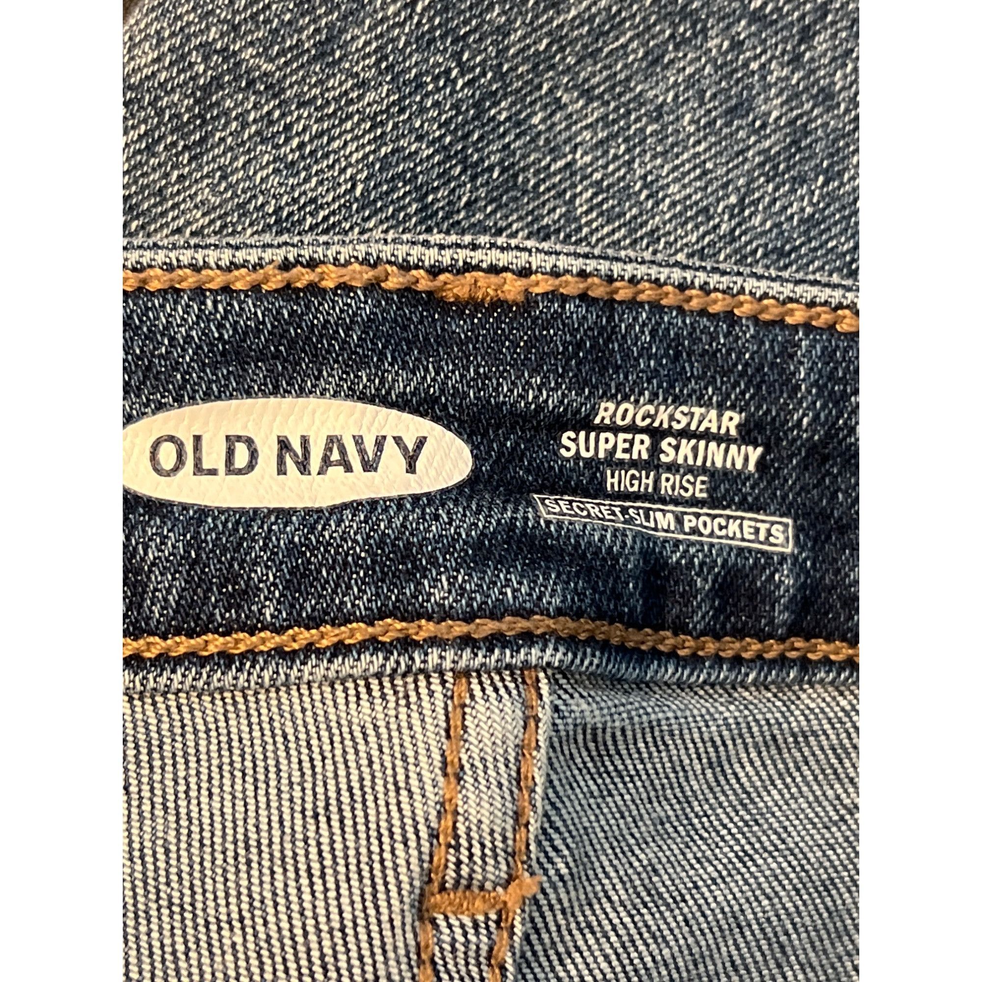 Old Navy Old Navy Rockstar Super Skinny High Rise Jeans Secret Slim P Size 27" / US 4 / IT 40 - 7 Thumbnail