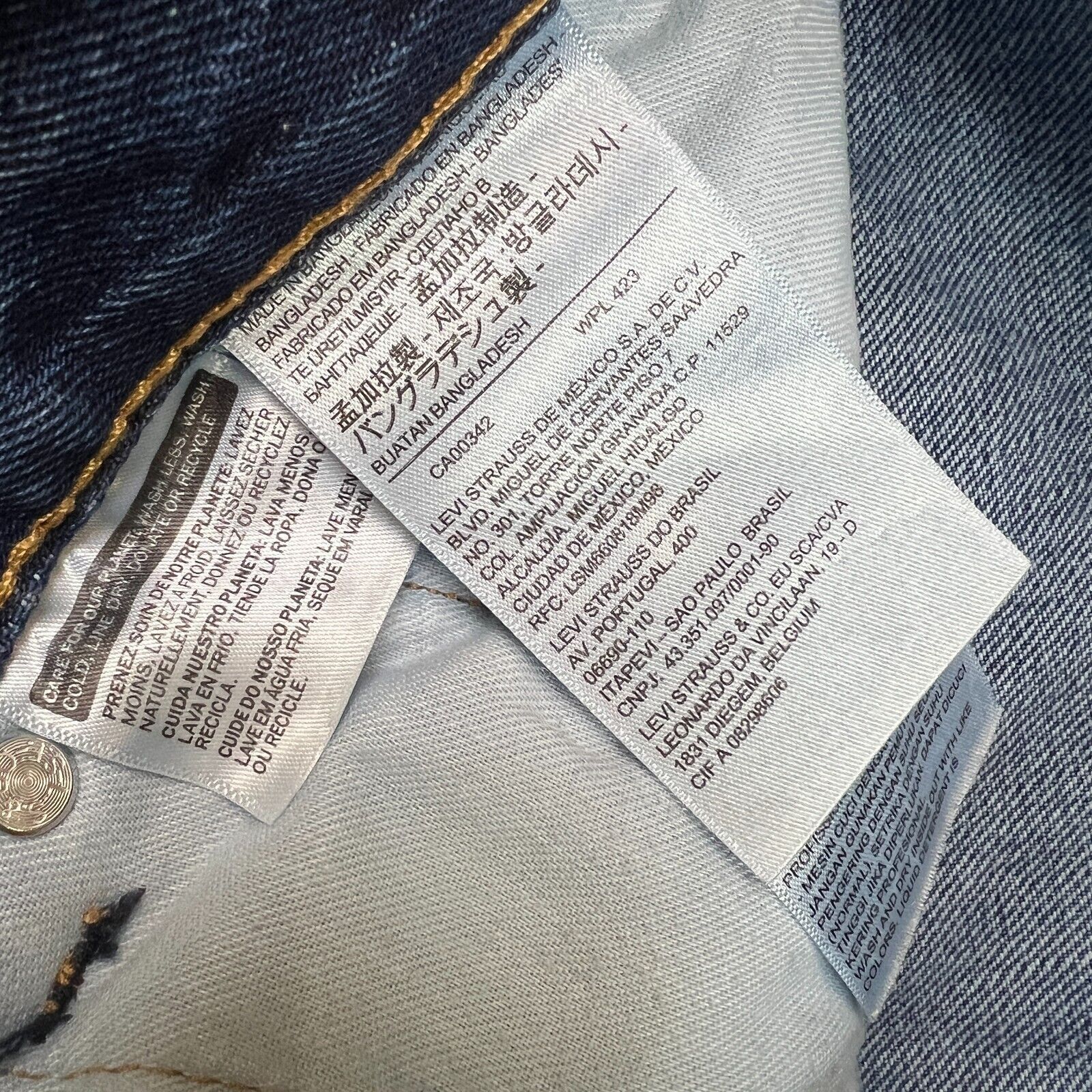Levi's × Vintage Levi's 505 Jeans 32x30 Original Straight Leg Denim Pants Size US 32 / EU 48 - 10 Thumbnail