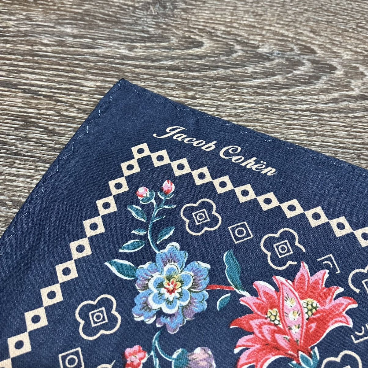 Jacob Cohen 2x JACOB COHEN Paris Silk Cotton Pocket Square Size ONE SIZE - 8 Thumbnail