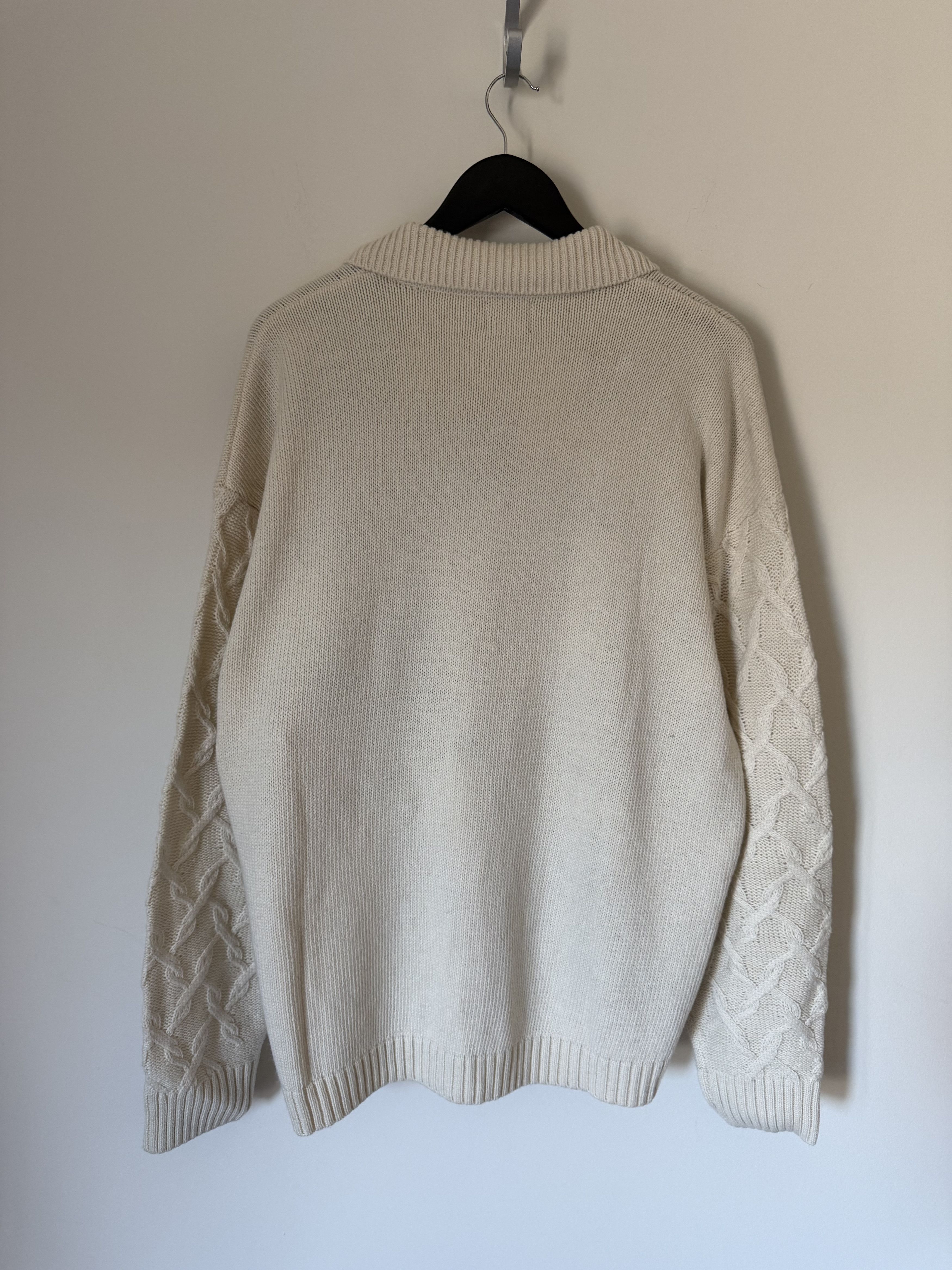 Patta Patta Perfect Day Knit Cardigan in White Size US XL / EU 56 / 4 - 4 Thumbnail