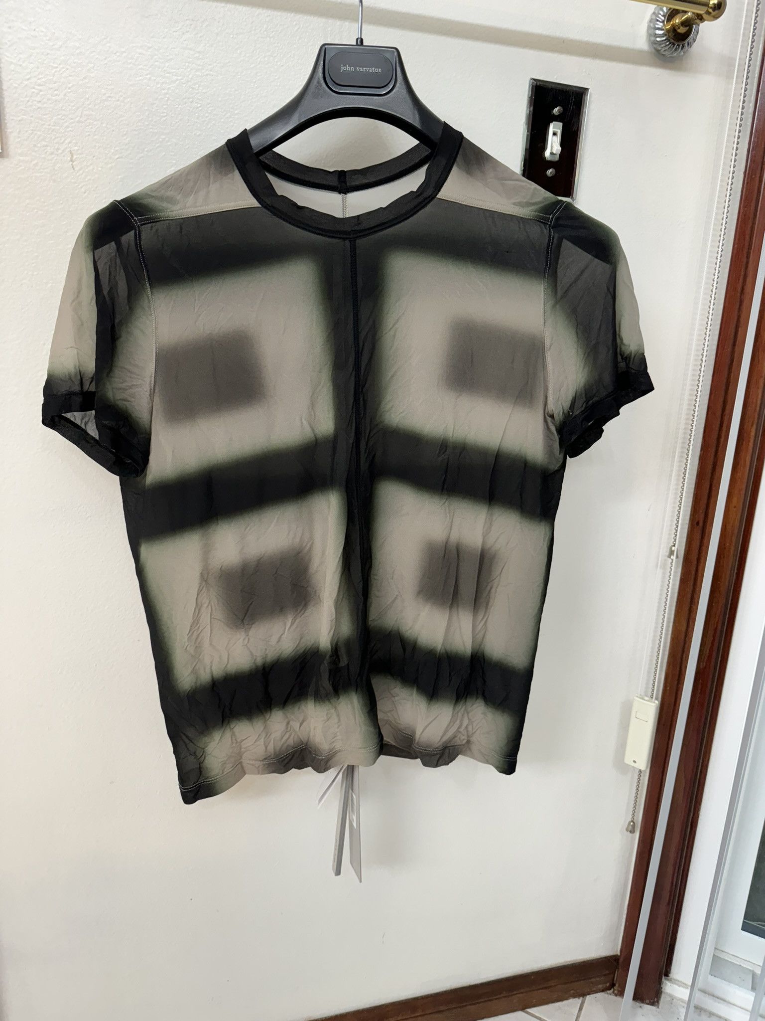 NWT RICK OWENS Black Plaid Short Level T sz.L (MSRP$1498)