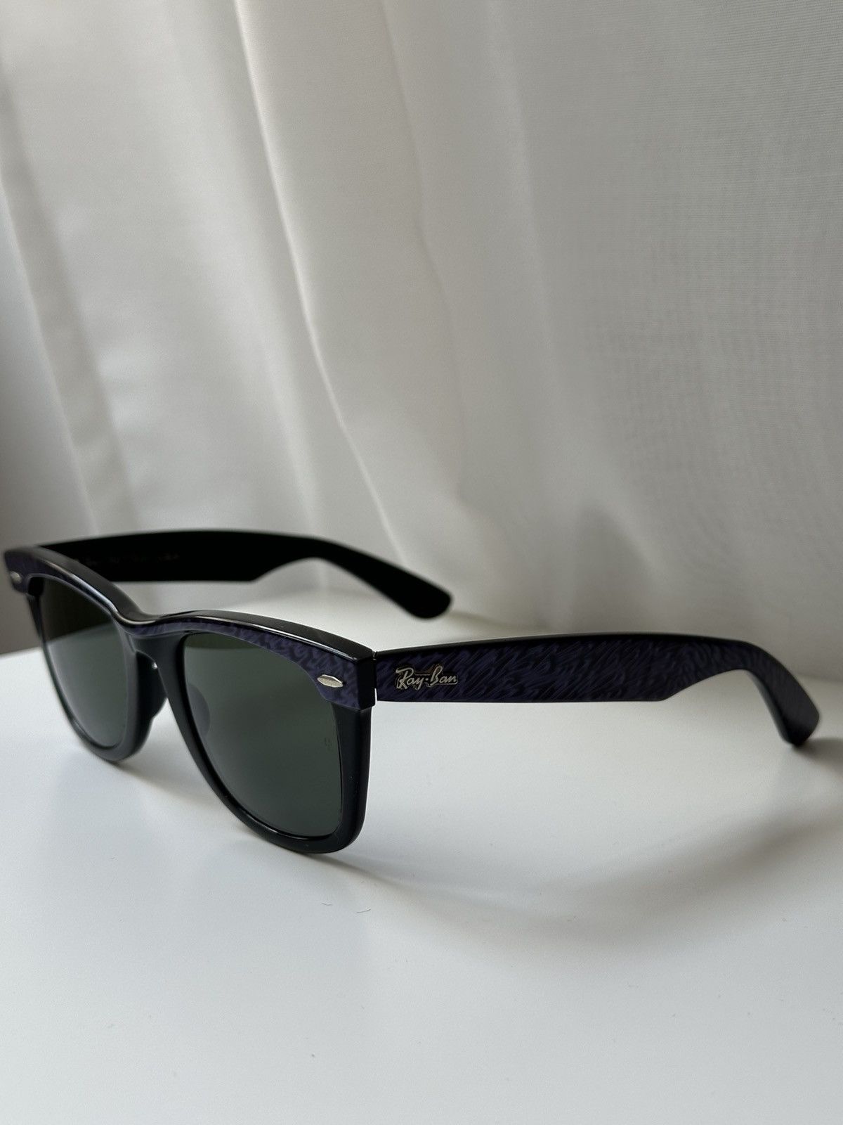 RayBan Ray Ban B&L Vintage Made Unisex in USA Purple Sunglasses Size ONE SIZE - 1 Thumbnail