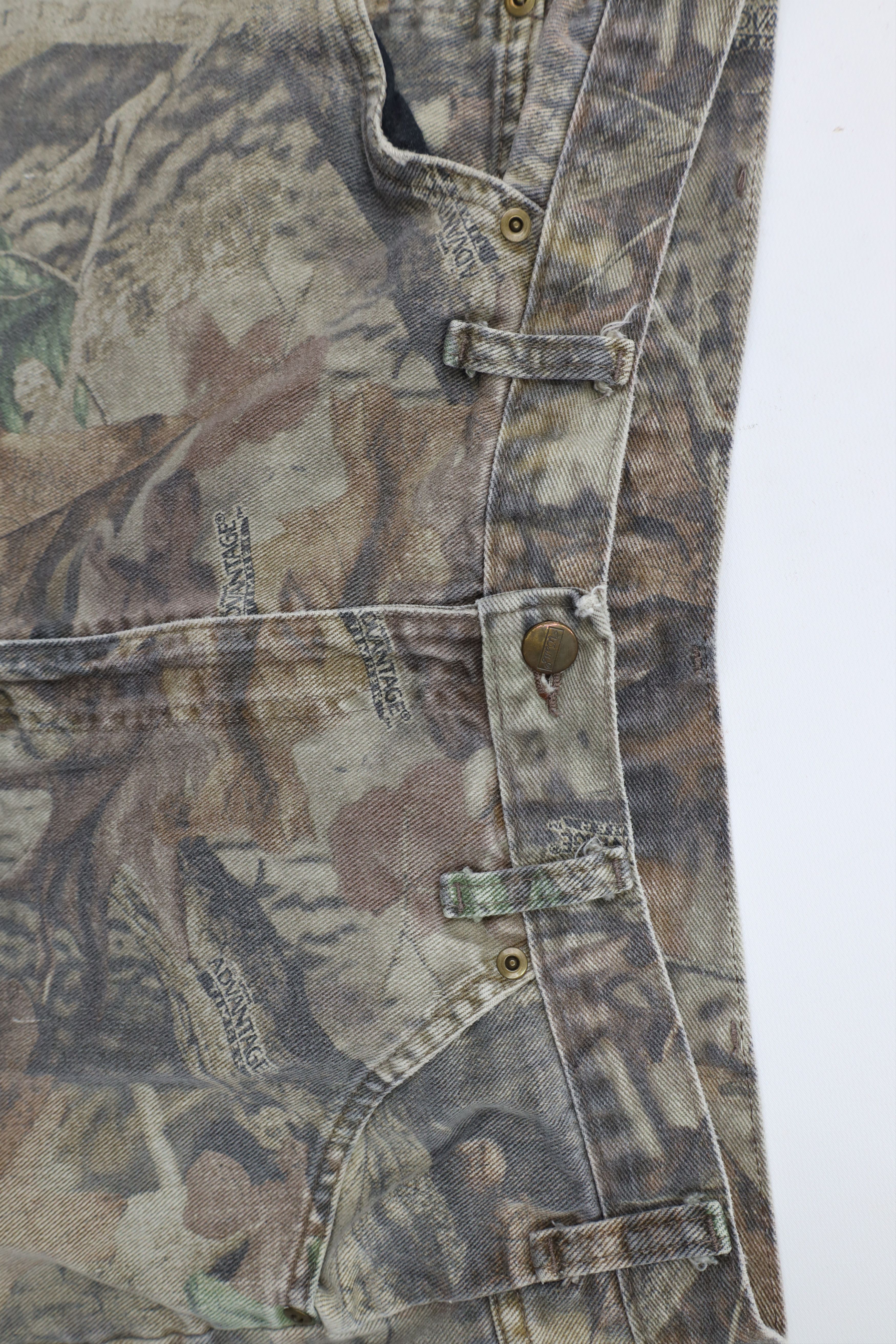 Vintage × Walls Vintage 90s Walls Advantage Camouflage Denim Jeans USA Size US 34 / EU 50 - 7 Thumbnail