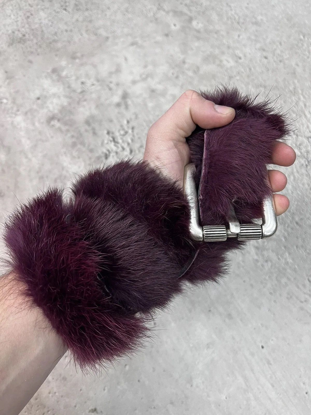Other Vintage real fur Prada style hype belt leather japanese y2k Size ONE SIZE - 1 Thumbnail