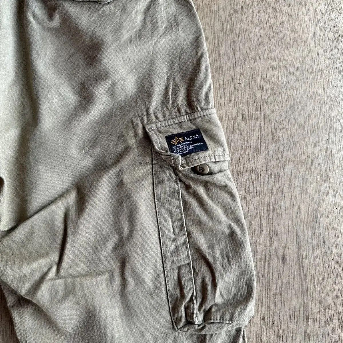 Japanese Brand BIG POCKET ALPHA INDUSTRIES TACTICAL MULTIPOCKET LOOSE CARGO Size US 33 - 13 Thumbnail