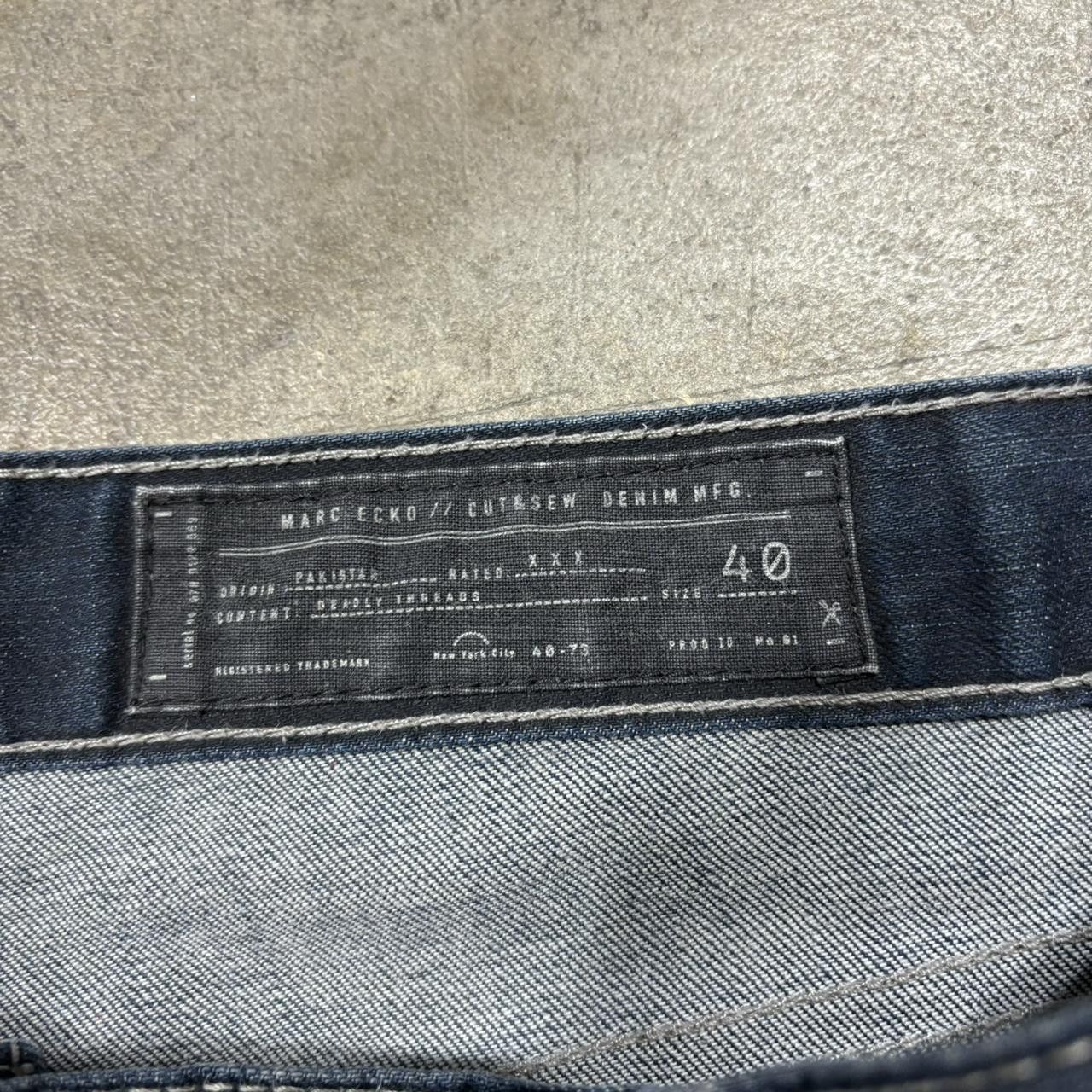 Marc Ecko × Vintage Ecko Unltd. Men's Navy Jeans Size US 40 / EU 56 - 7 Thumbnail
