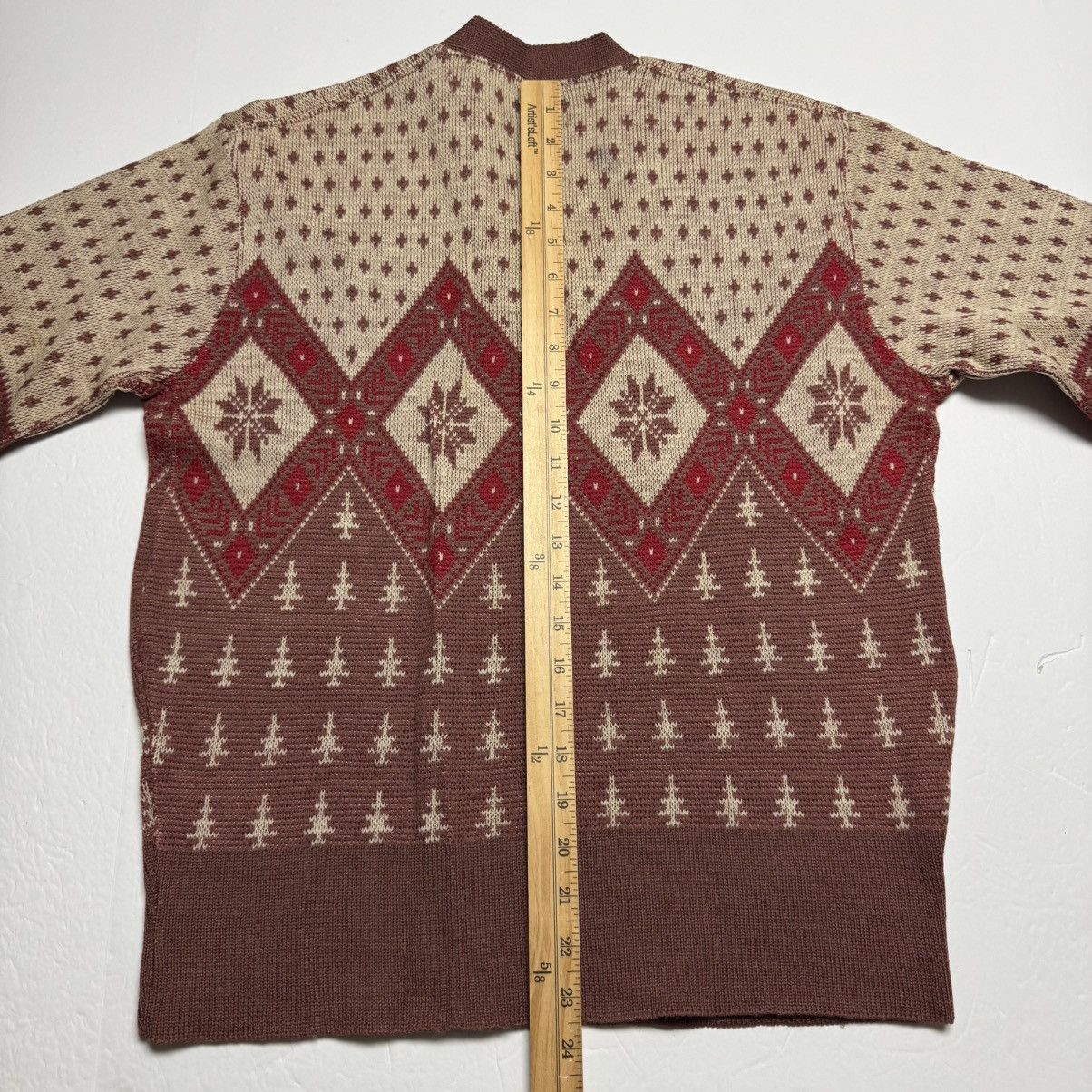 Vintage Vintage Drummond Mills Sportswear Pure Wool V-Neck Sweater Size US XS / EU 42 / 0 - 12 Thumbnail