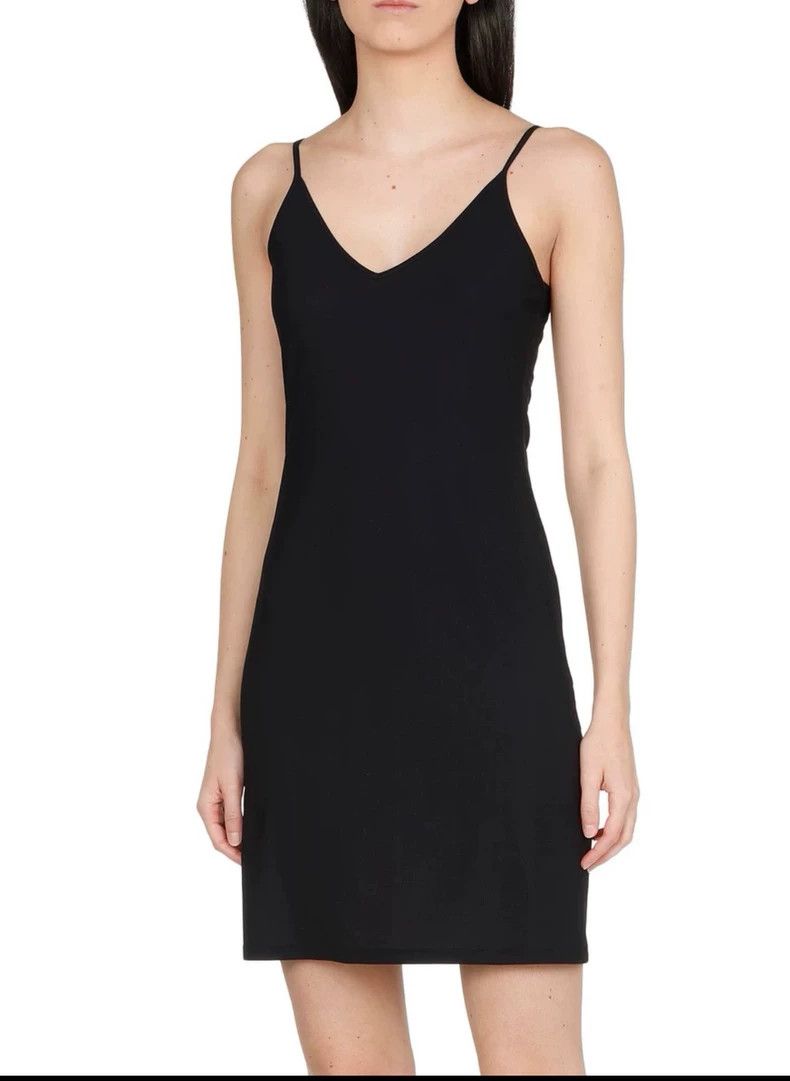 Jil Sander Jil Sander Black Thin Strap Dress Size XS / US 0-2 / IT 36-38 - 1 Thumbnail