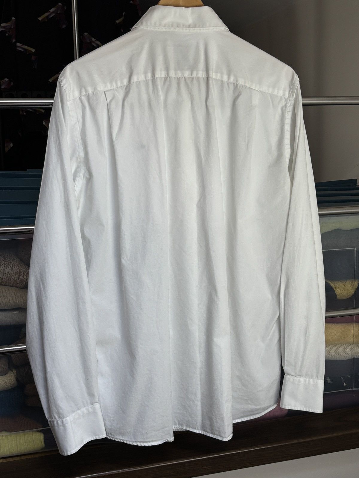 Vivienne Westwood Vivienne Westwood Orb Logo Classic Button Up White Shirt Size US L / EU 52-54 / 3 - 4 Thumbnail
