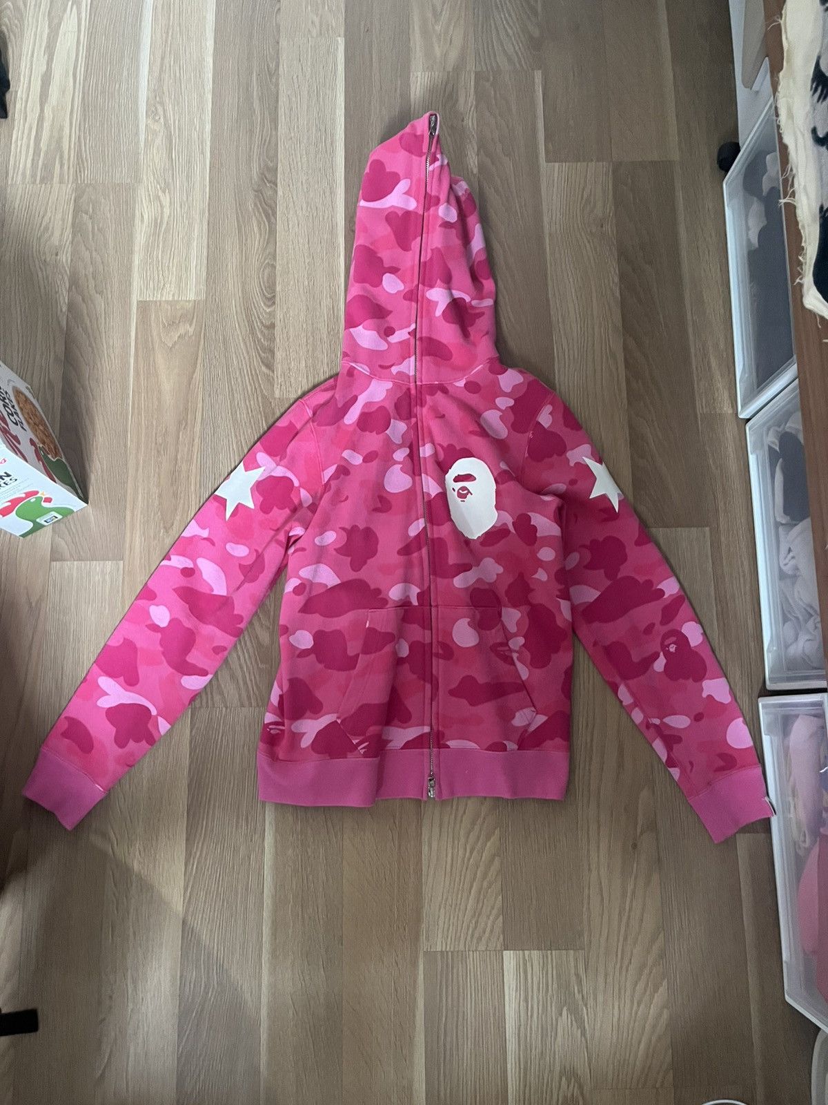 Bape Bape Pink camo Hoodie Size XS / US 0-2 / IT 36-38 - 1 Thumbnail