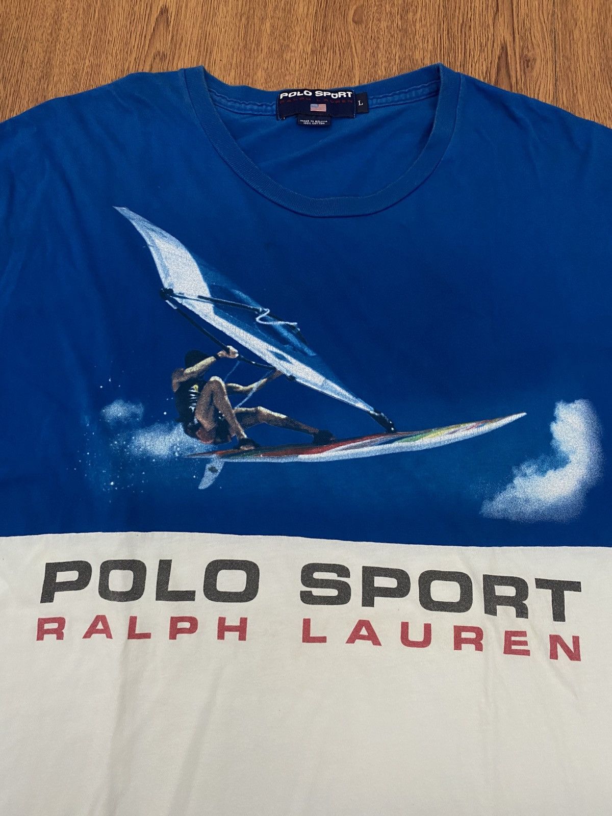 Polo Ralph Lauren Vintage Polo Sport surfing t-shirt Size US L / EU 52-54 / 3 - 3 Thumbnail