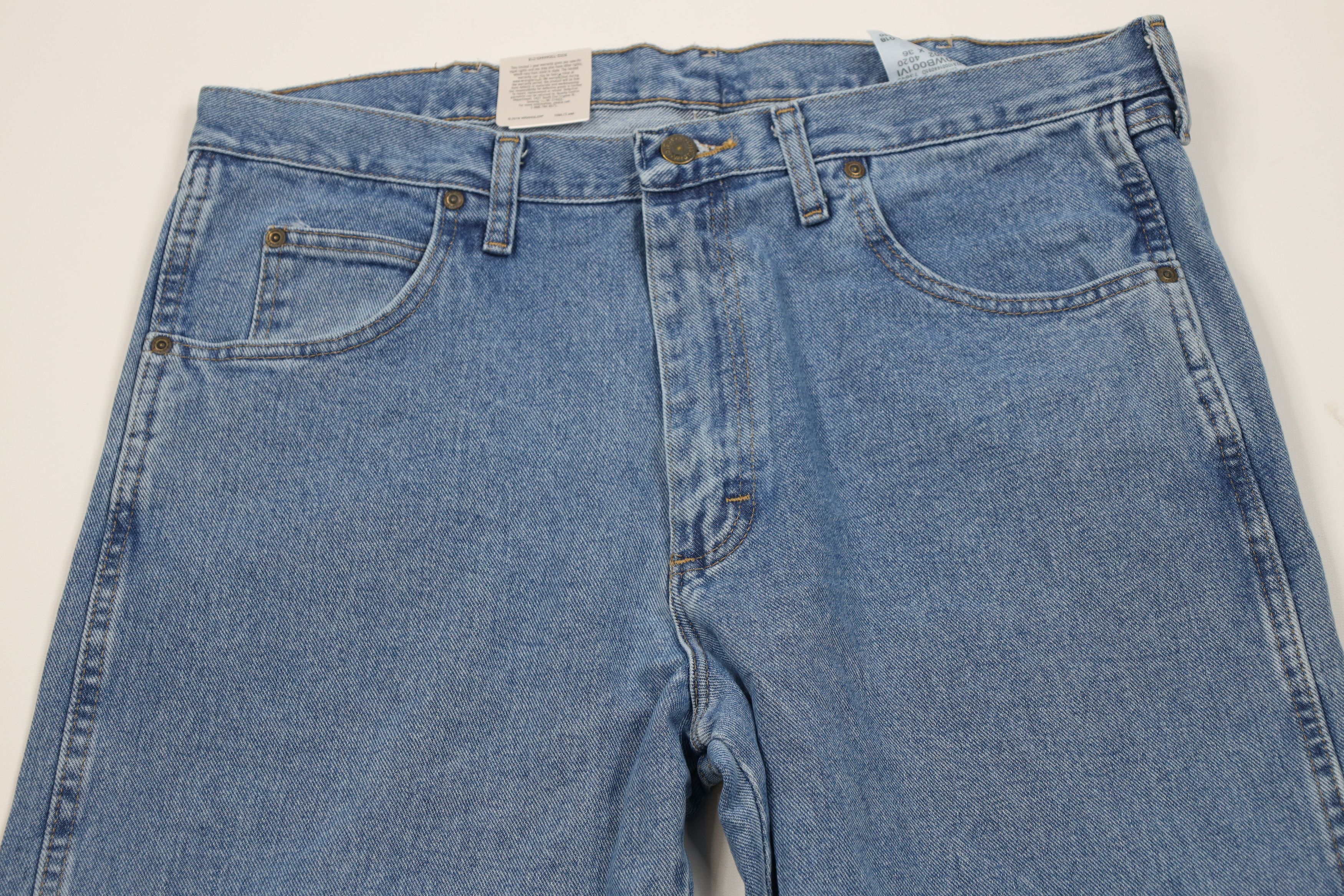 Deadstock Y2K Wrangler Fit Western Bootcut Denim Jeans Blue
