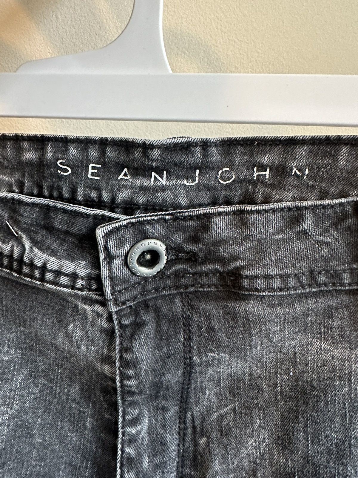 Sean John × Vintage Vintage Sean John Distressed Jeans Size US 36 / EU 52 - 3 Thumbnail