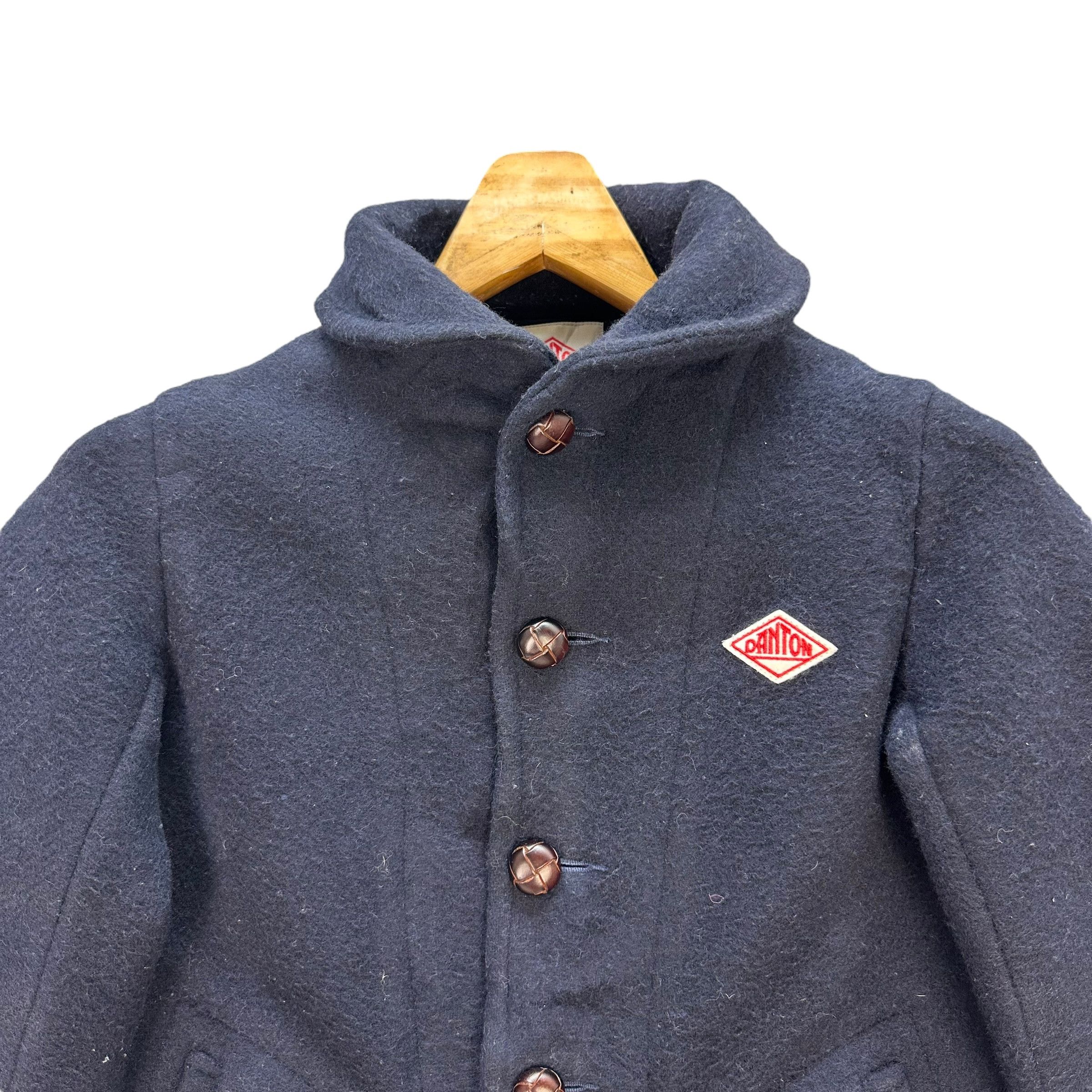 Danton Danton Wool Coat Jacket #A2-0047 Size XS / US 0-2 / IT 36-38 - 2 Thumbnail