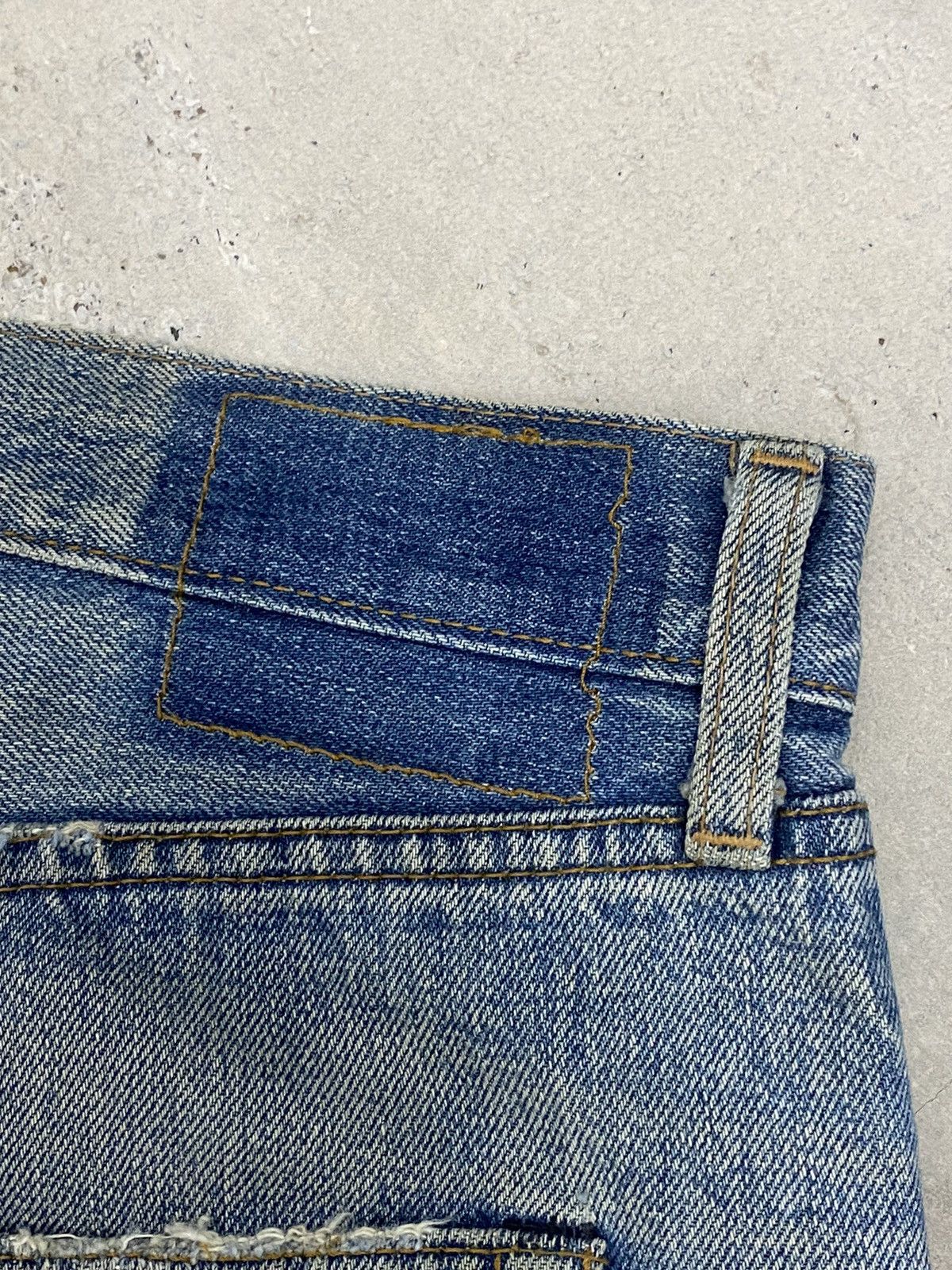 Levi's Vintage 90s Levis 501 Japan Selvedge Button Fly J09 Distress Size US 34 / EU 50 - 16 Thumbnail