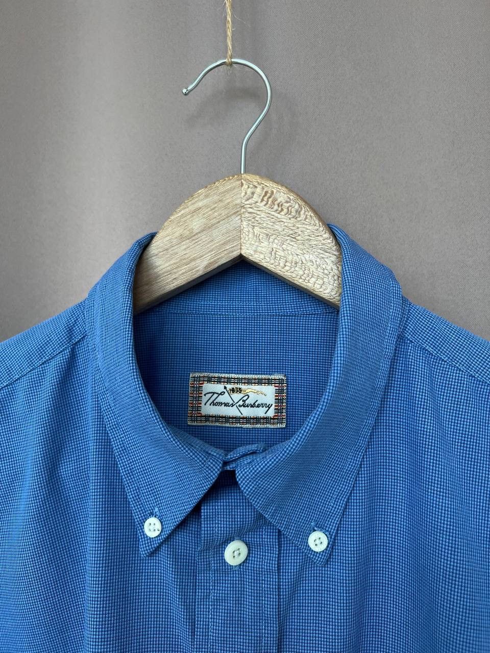Burberry Thomas Burberry Vintage Button Down Shirt Mens Size XL Size US XL / EU 56 / 4 - 11 Thumbnail