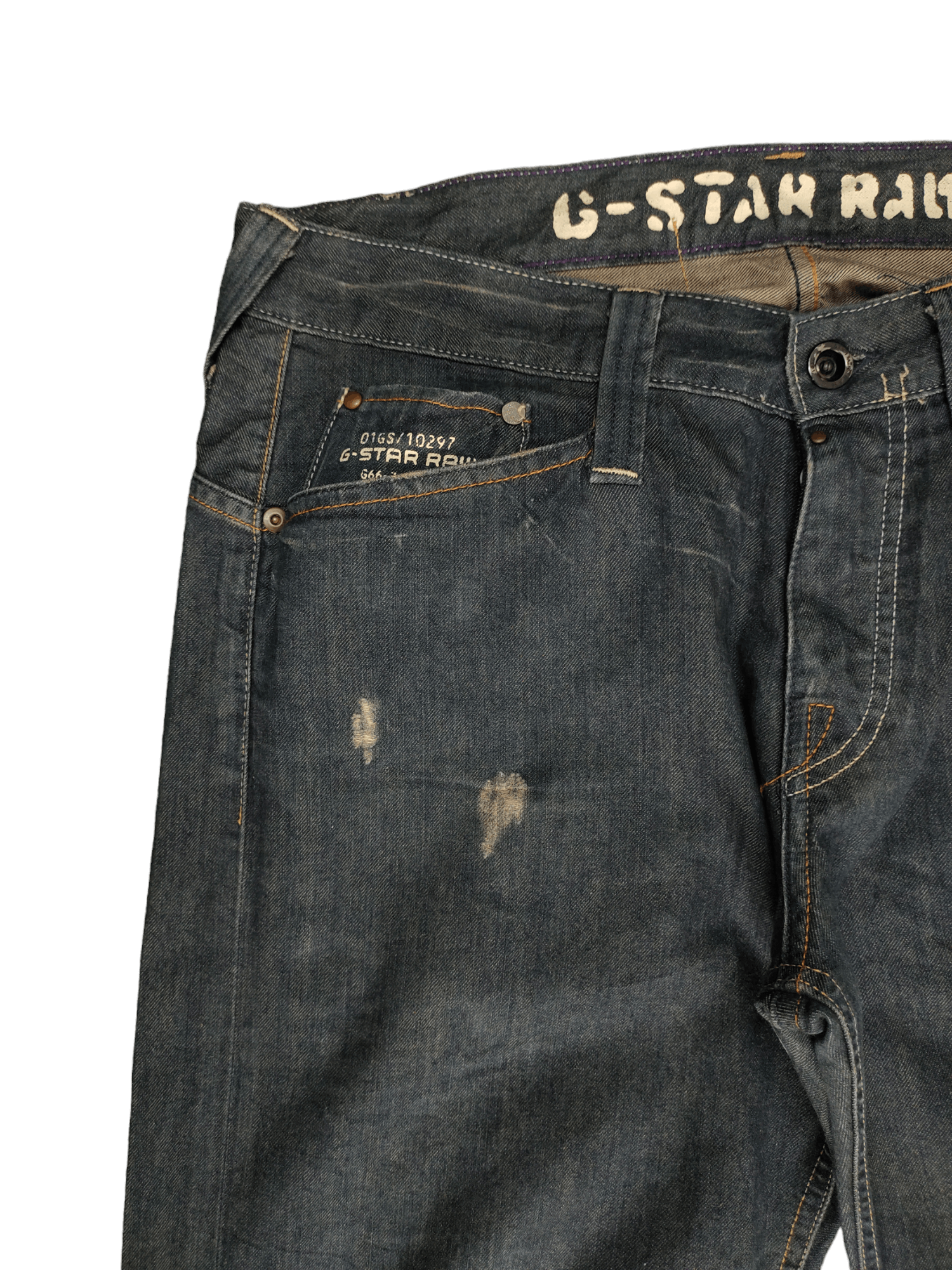 G-Star Loose Jeans G-Star Raw Distress Denim Wide Leg Y2k Size US 33 - 4 Thumbnail
