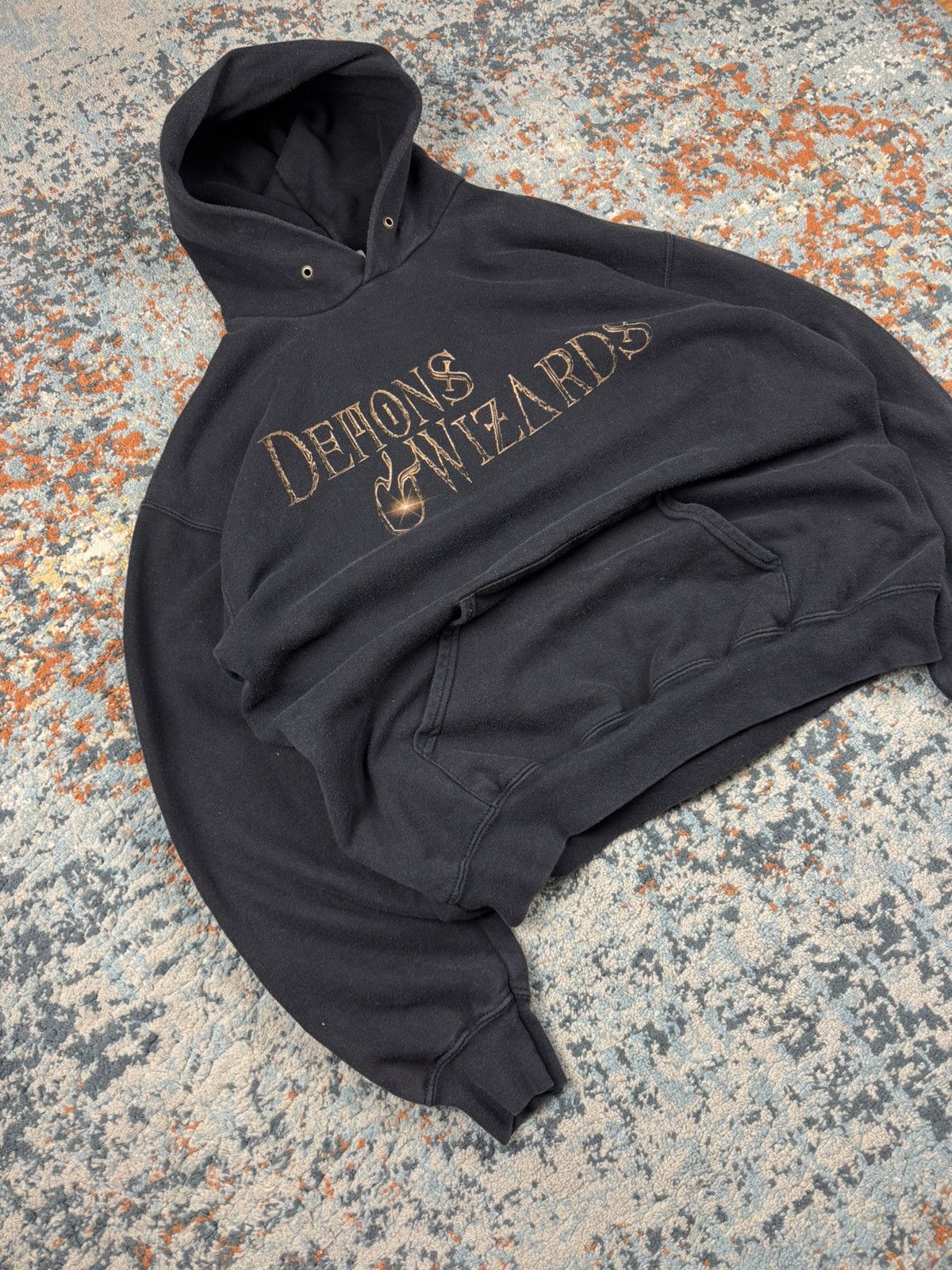 Band Tees Vintage 00s Demons & Wizards final warning metal band hoodie Size US L / EU 52-54 / 3 - 4 Thumbnail