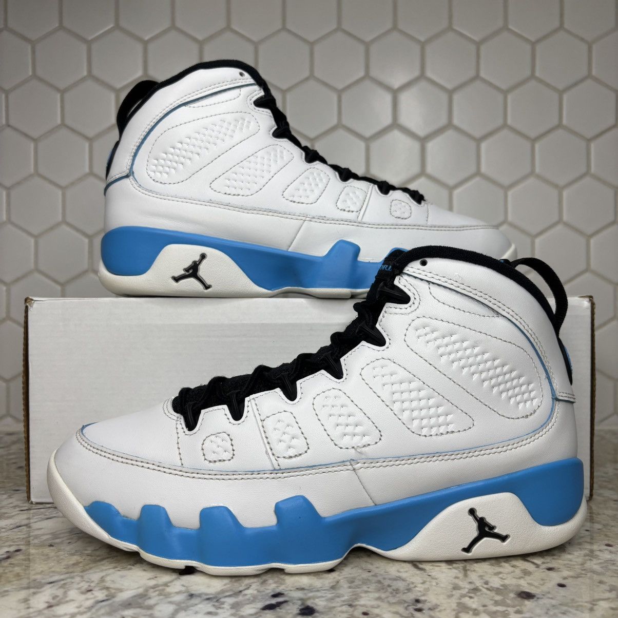 Jordan Brand Size 8 - Jordan 9 Retro 2024 Powder Blue Gently Worn OG All Size US 8 / EU 41 - 1 Thumbnail