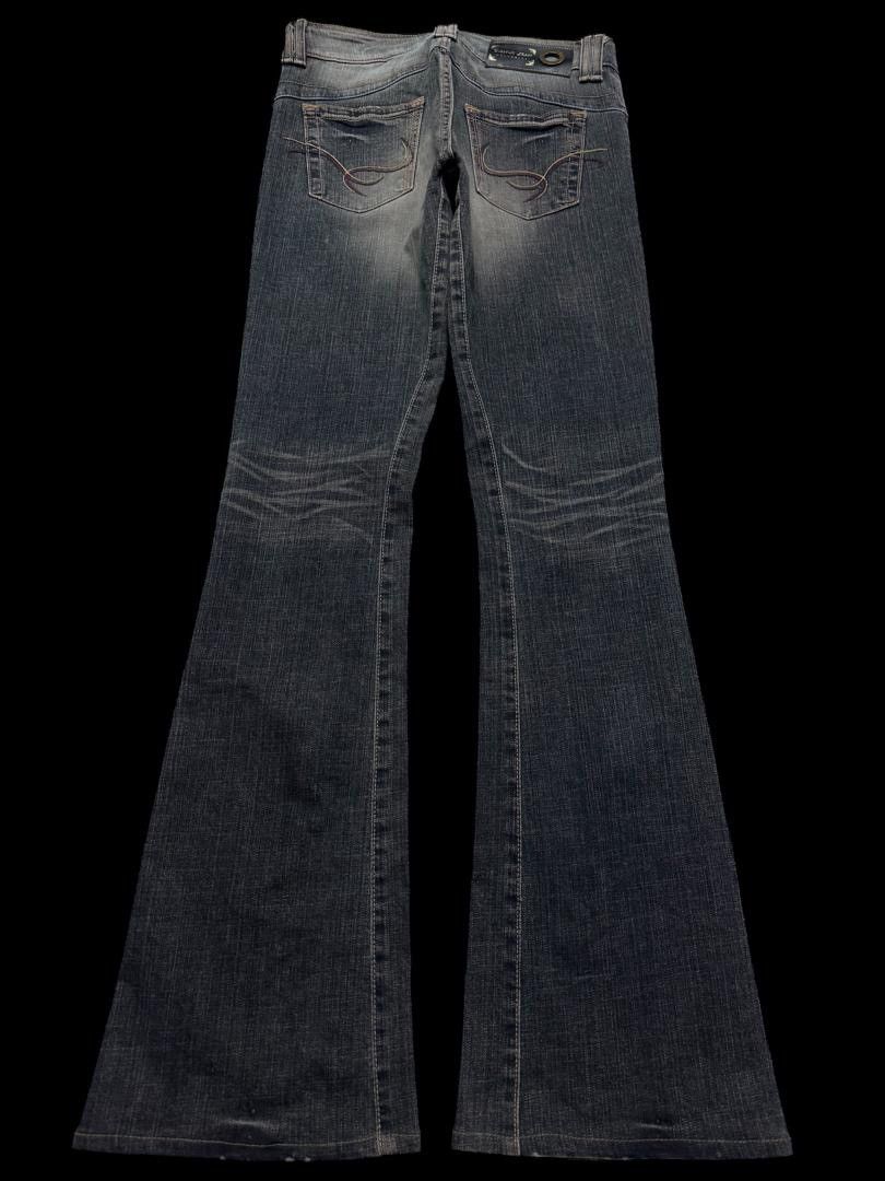 Japanese Brand BELL BOTTOM Sick Something Edwin Rusty Mudwash Dark Jeans Size US 28 / EU 44 - 2 Thumbnail