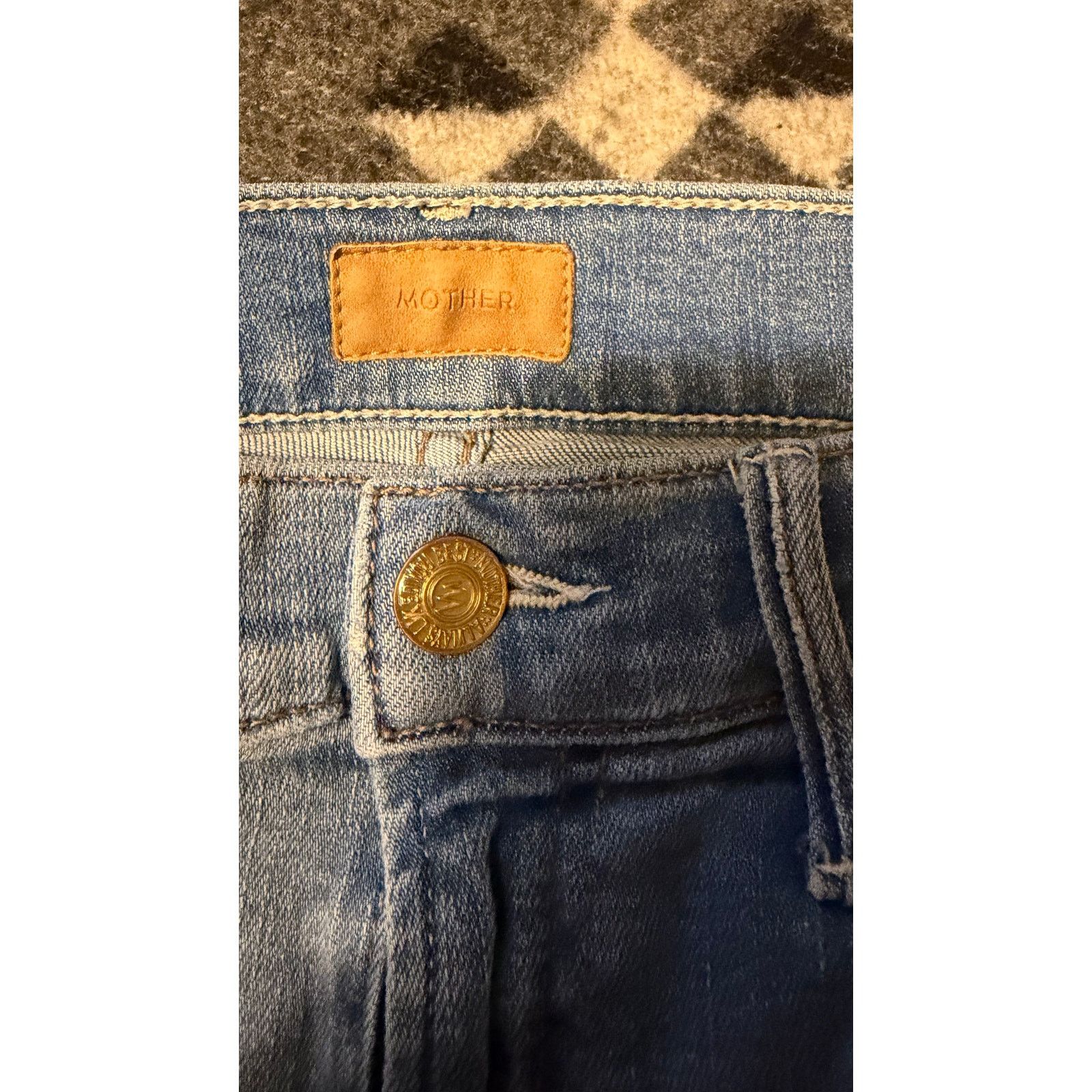 MOTHER Mother The Hustler Ankle Fray Jeans Shaken not Stirred- 27 Size 27" / US 4 / IT 40 - 6 Thumbnail