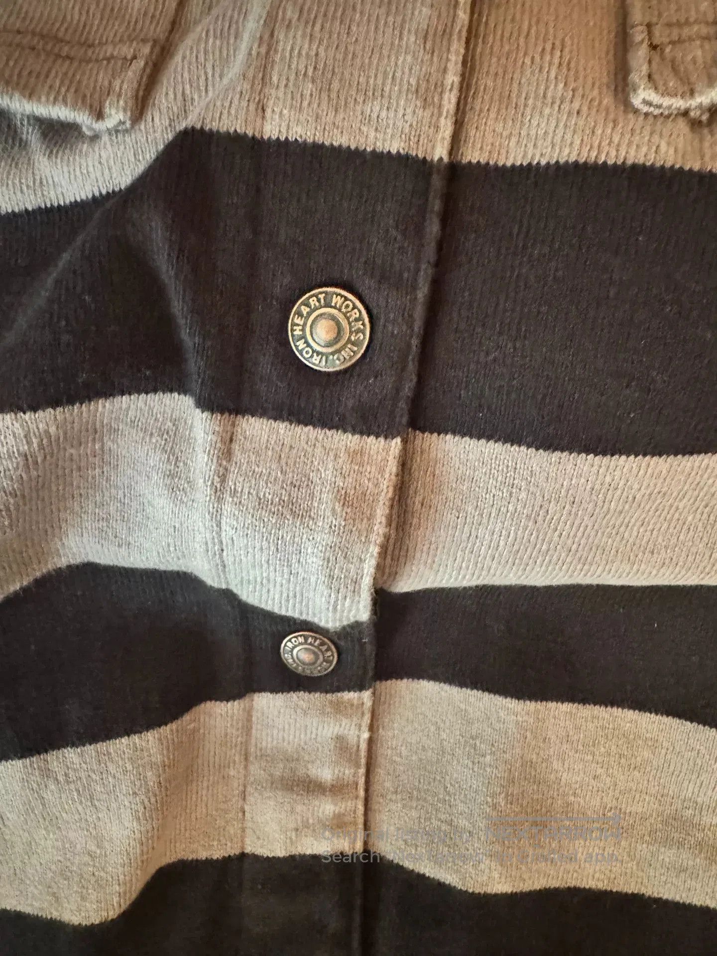 Iron Heart Vintage Iron Heart Striped Knitted Vest. Size US L / EU 52-54 / 3 - 4 Thumbnail